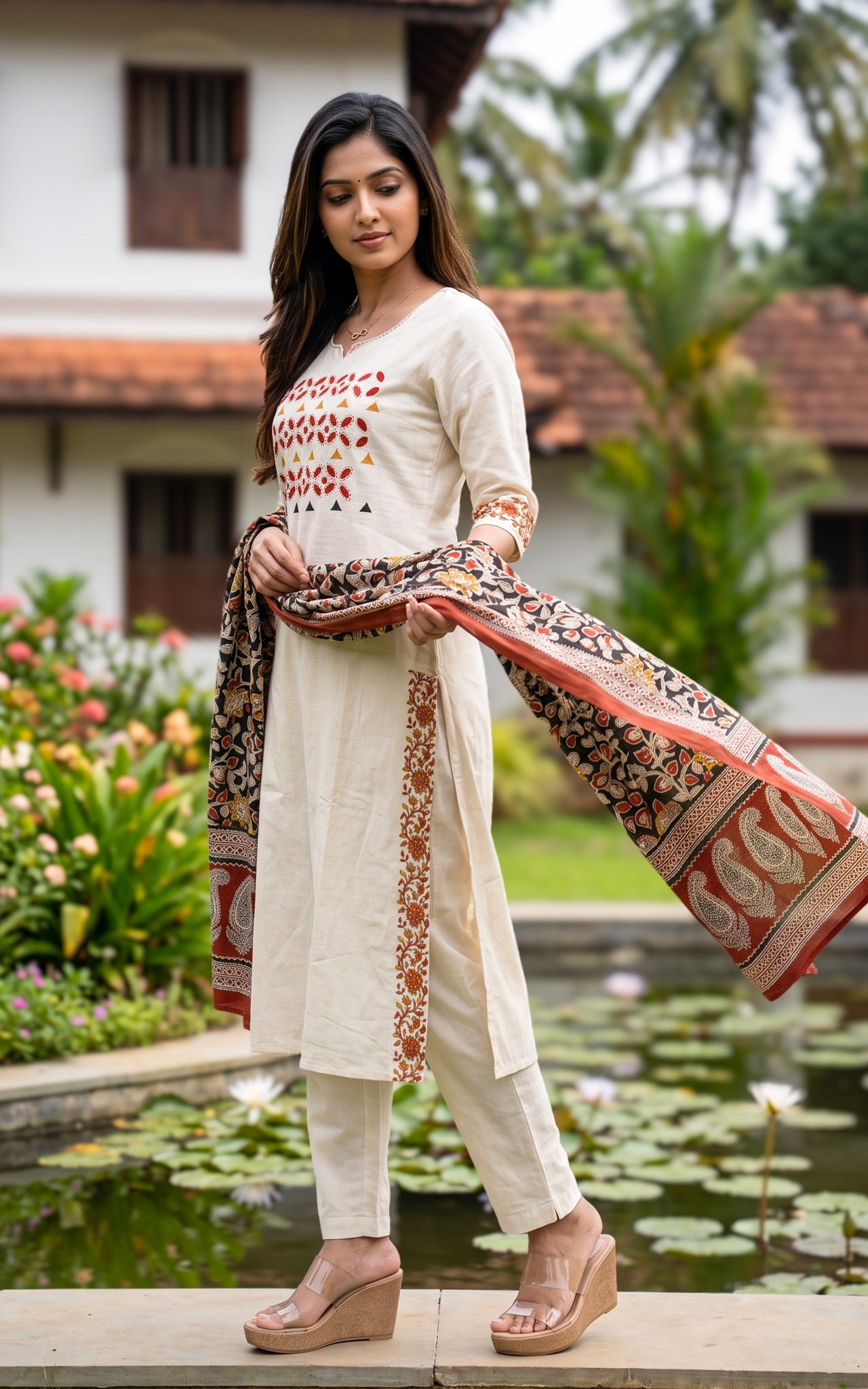 Aayushi (Kurti+Pant+Dupatta)
