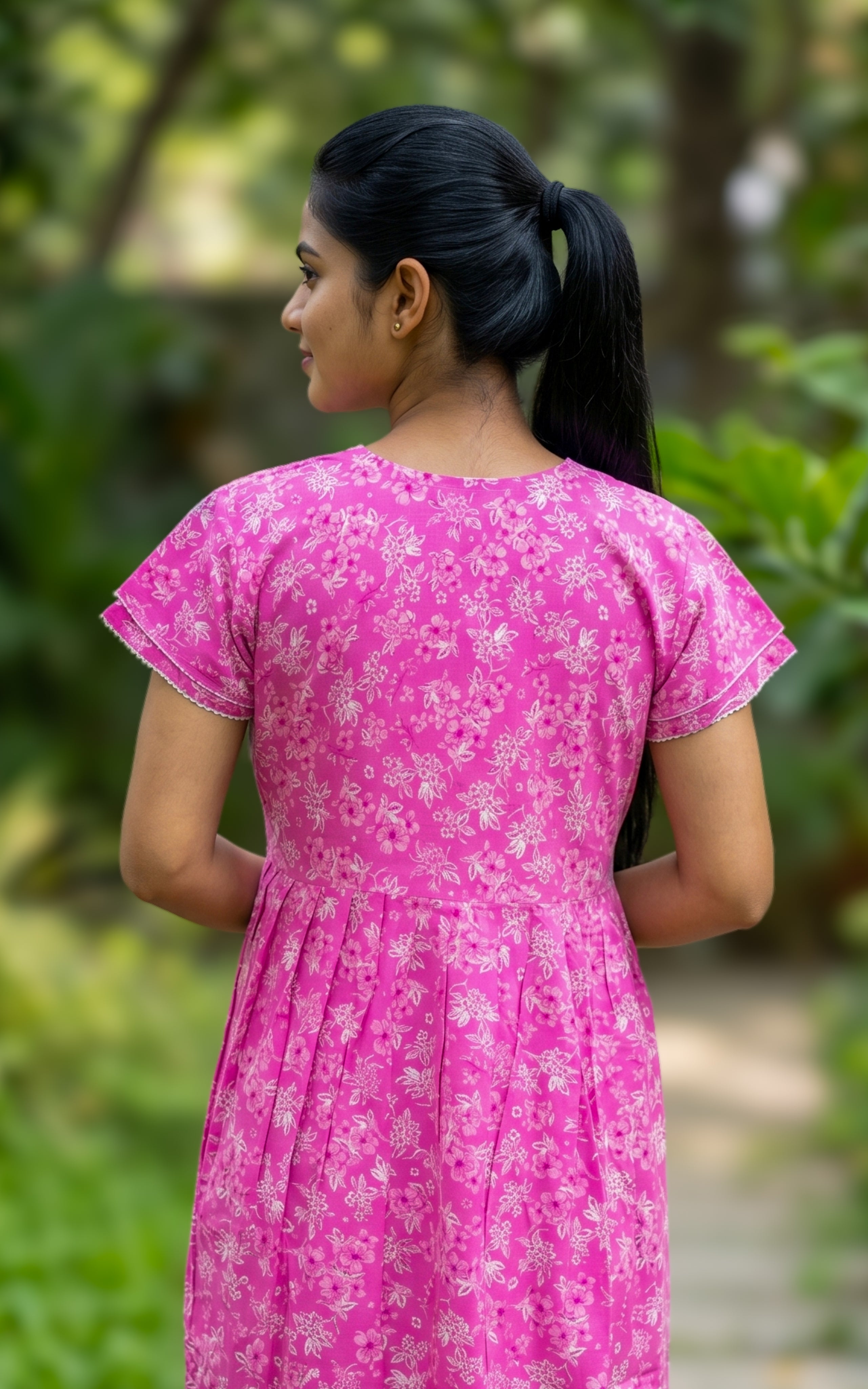Cotton Straight Fit Nighty-160SS19B