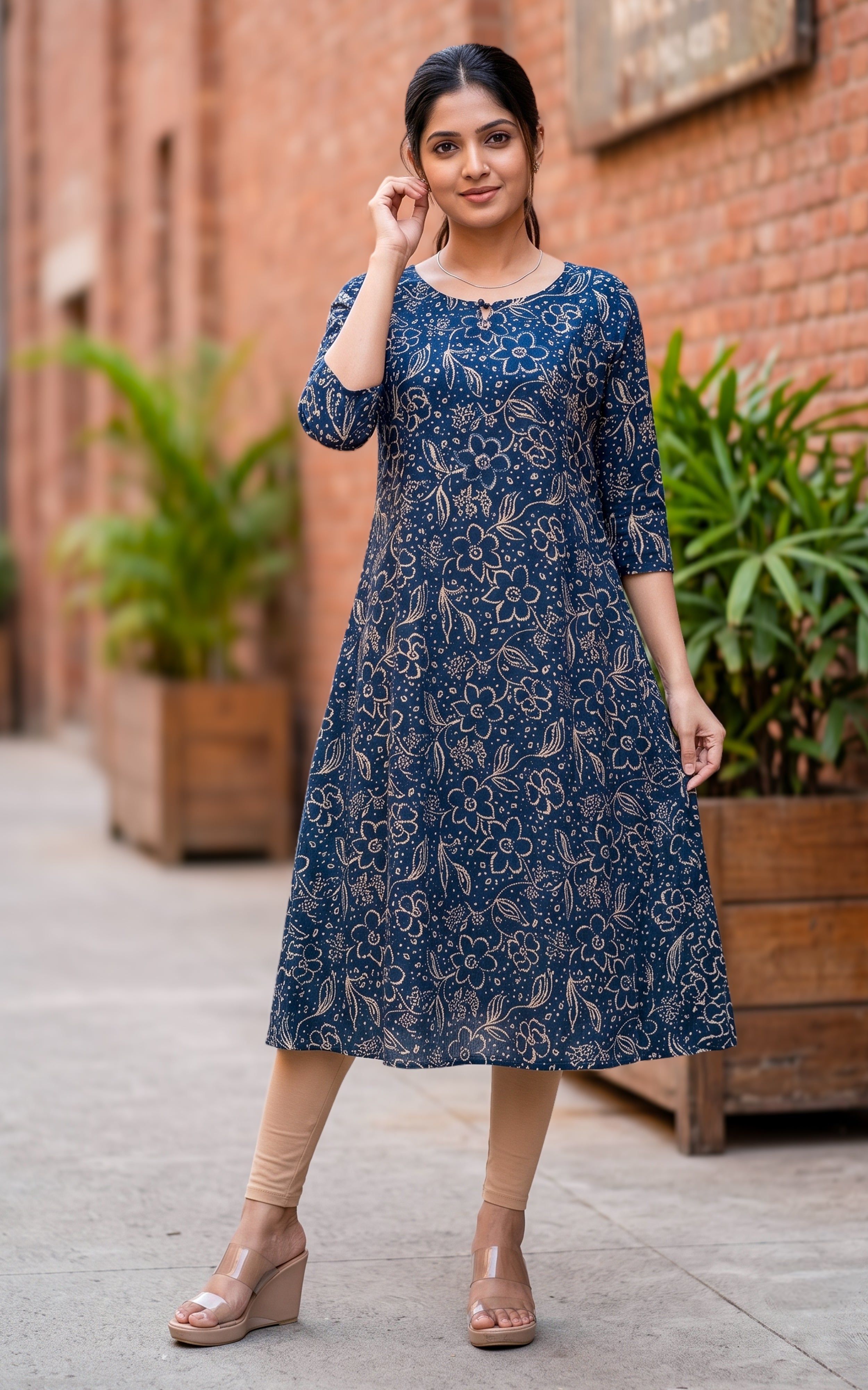 Indrakshi Navy Blue