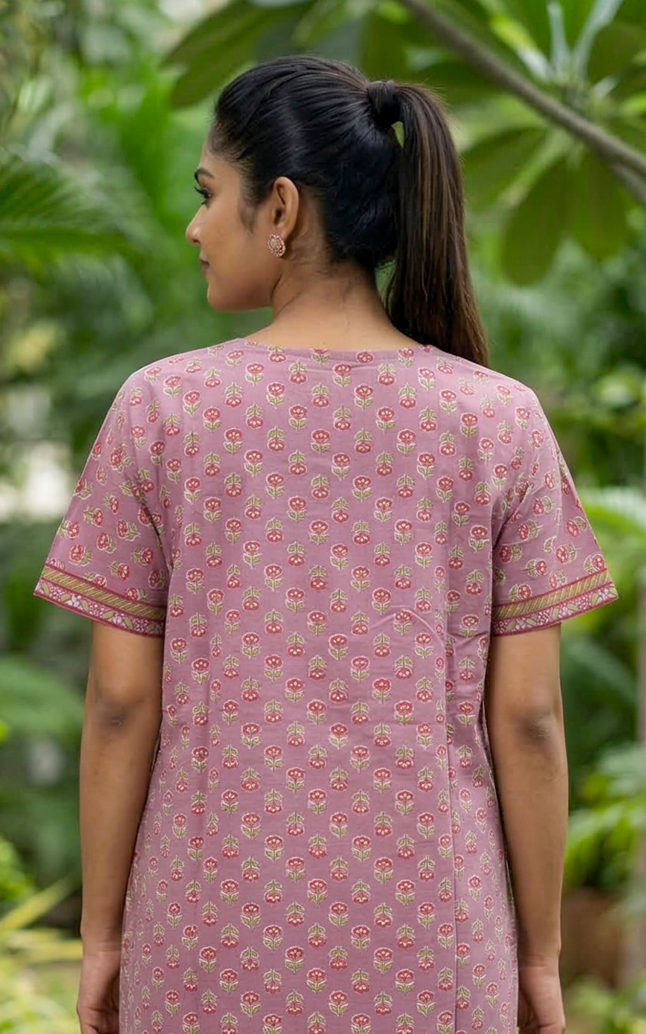 Cotton Straight Fit Nighty-159SR286