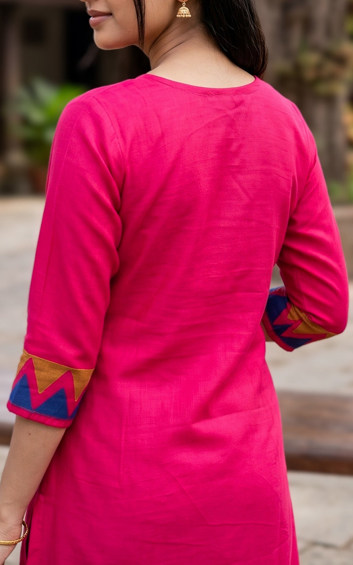 Then Chudar (Kurti+Pant+Dupatta)