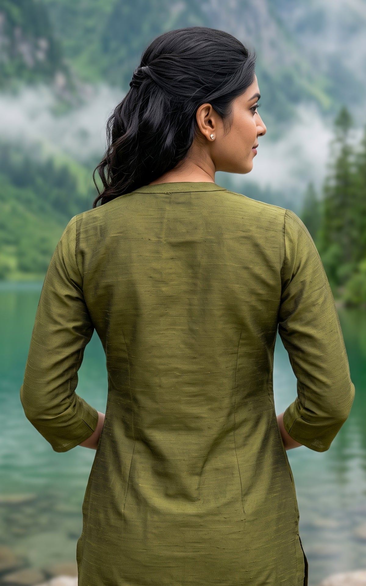 Monisha Olive Green