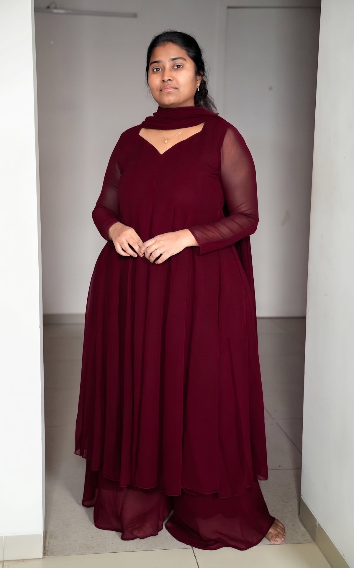 Kadhalar Dhinam Inspired D (Kurti+Pant+Dupatta)