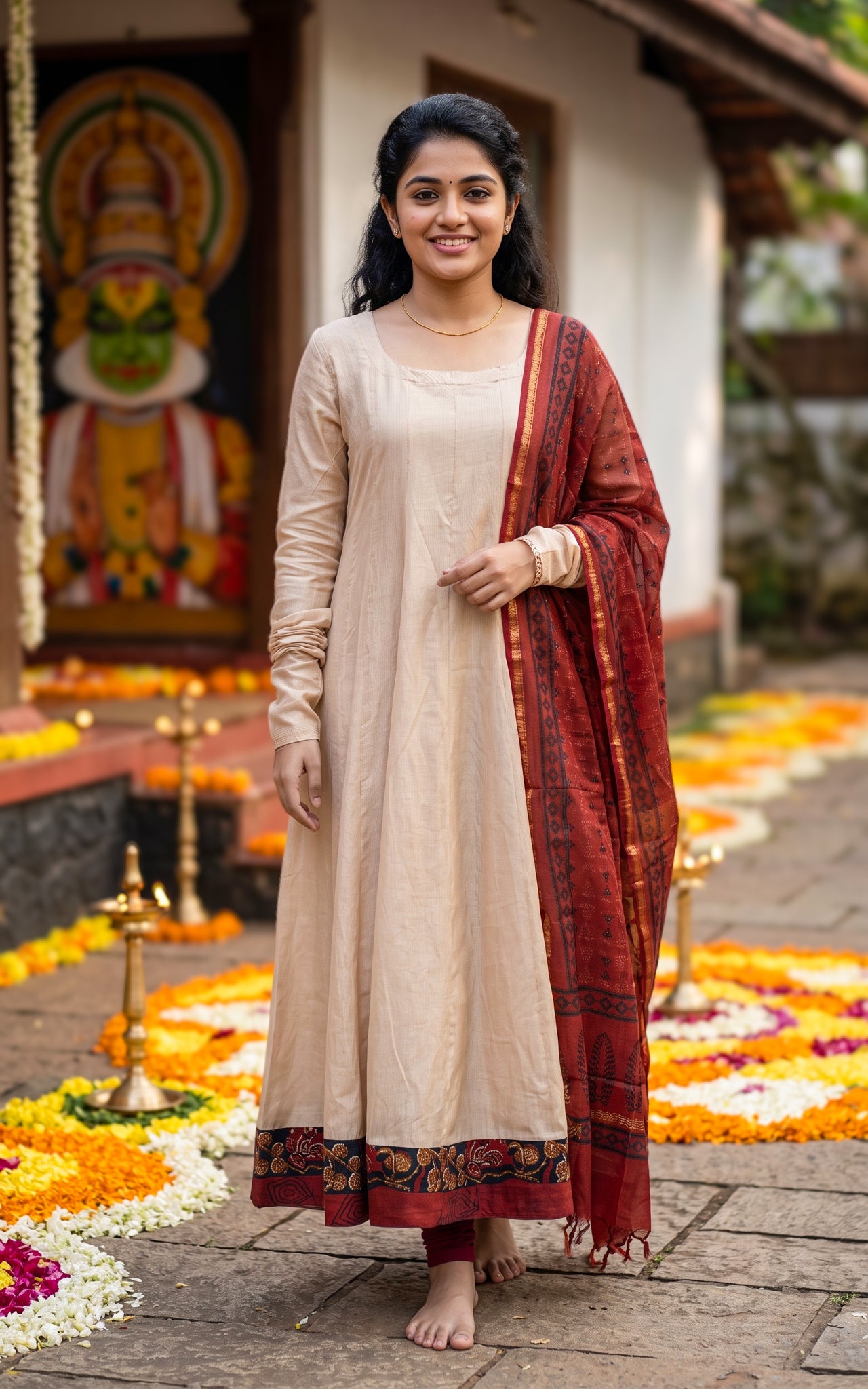 Nilavilakku (Kurti+Dupatta)