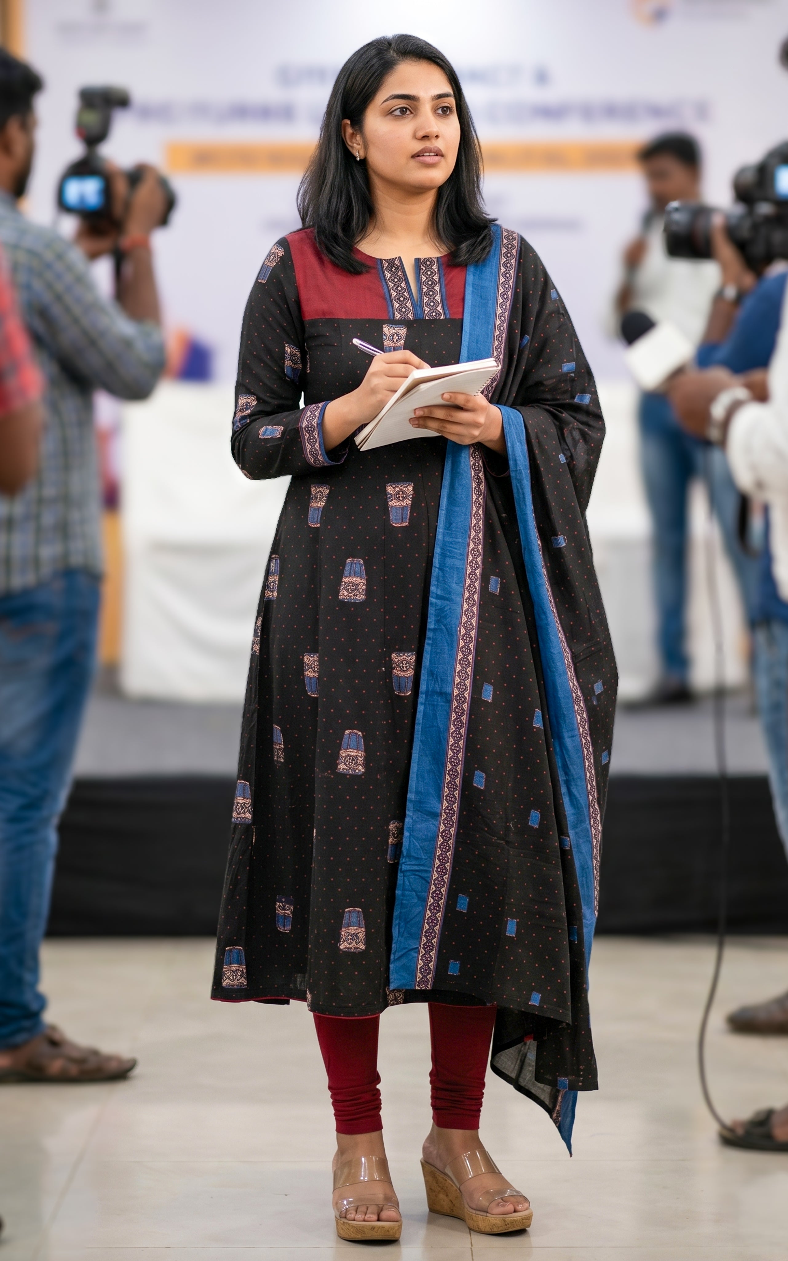 Tea Kadai B (Kurti+Dupatta)