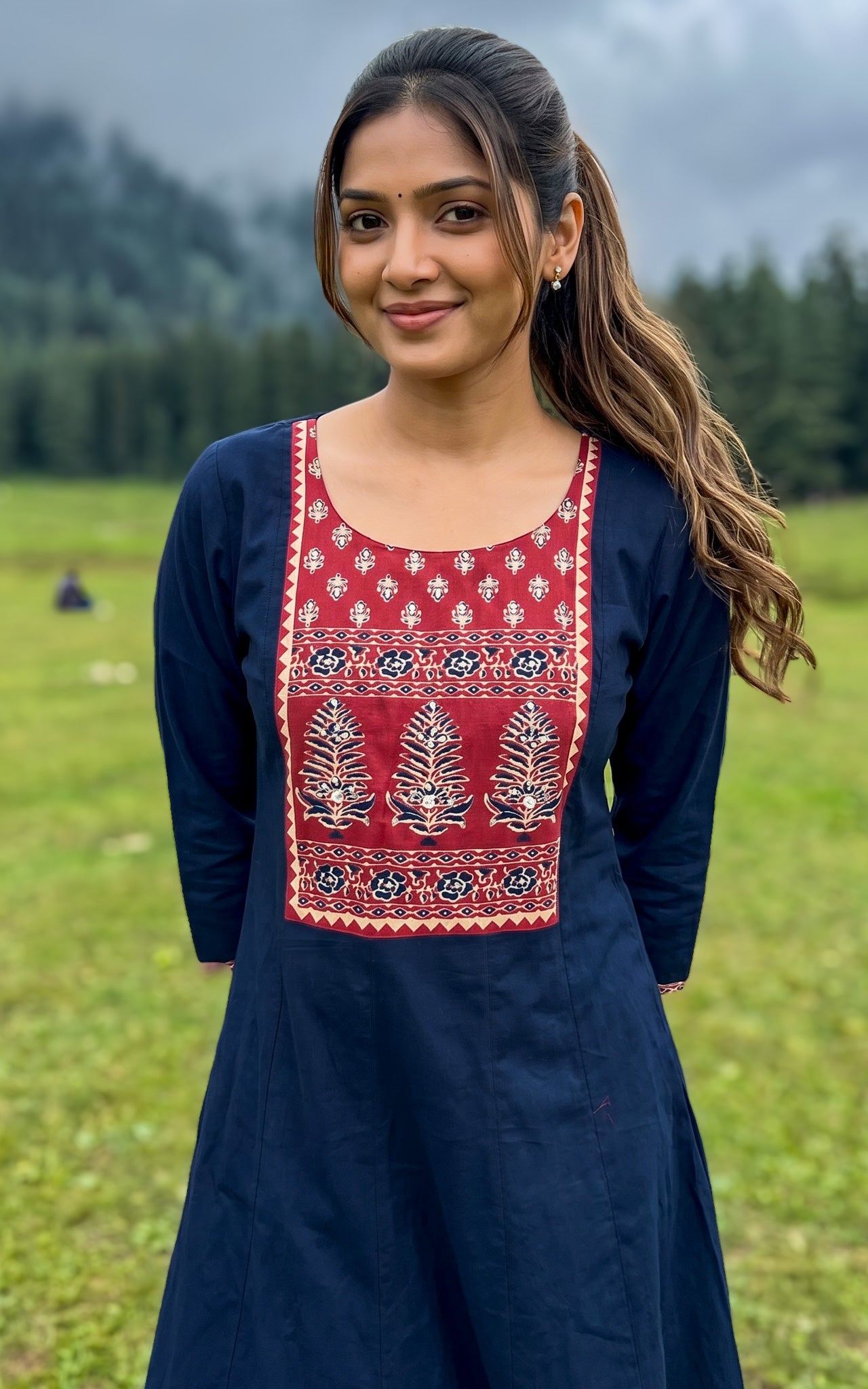Renuka Navy Blue