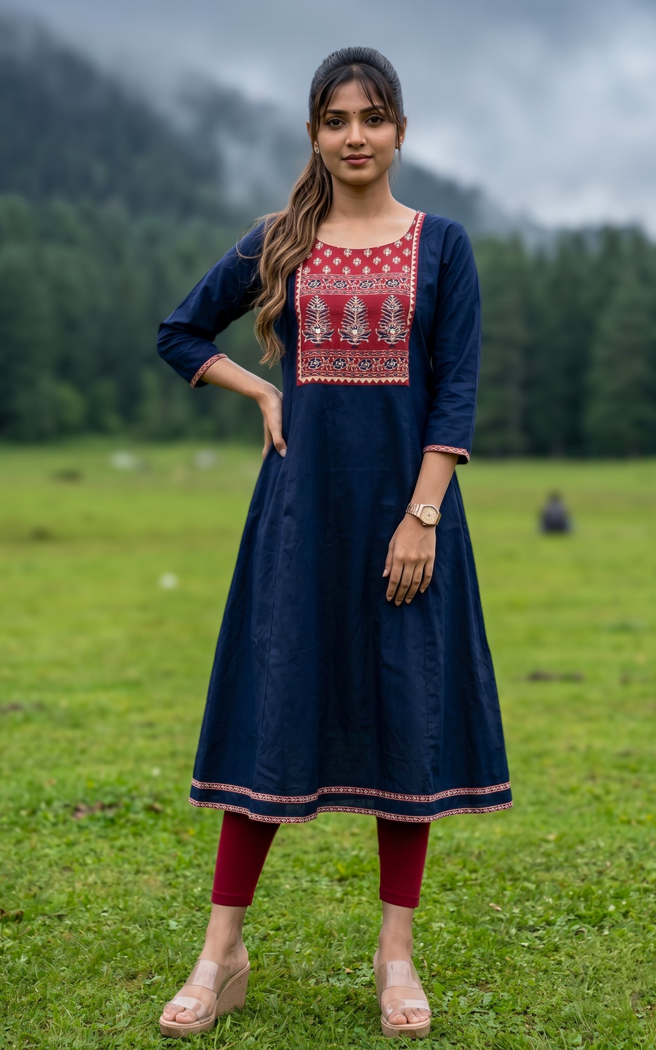 Renuka Navy Blue