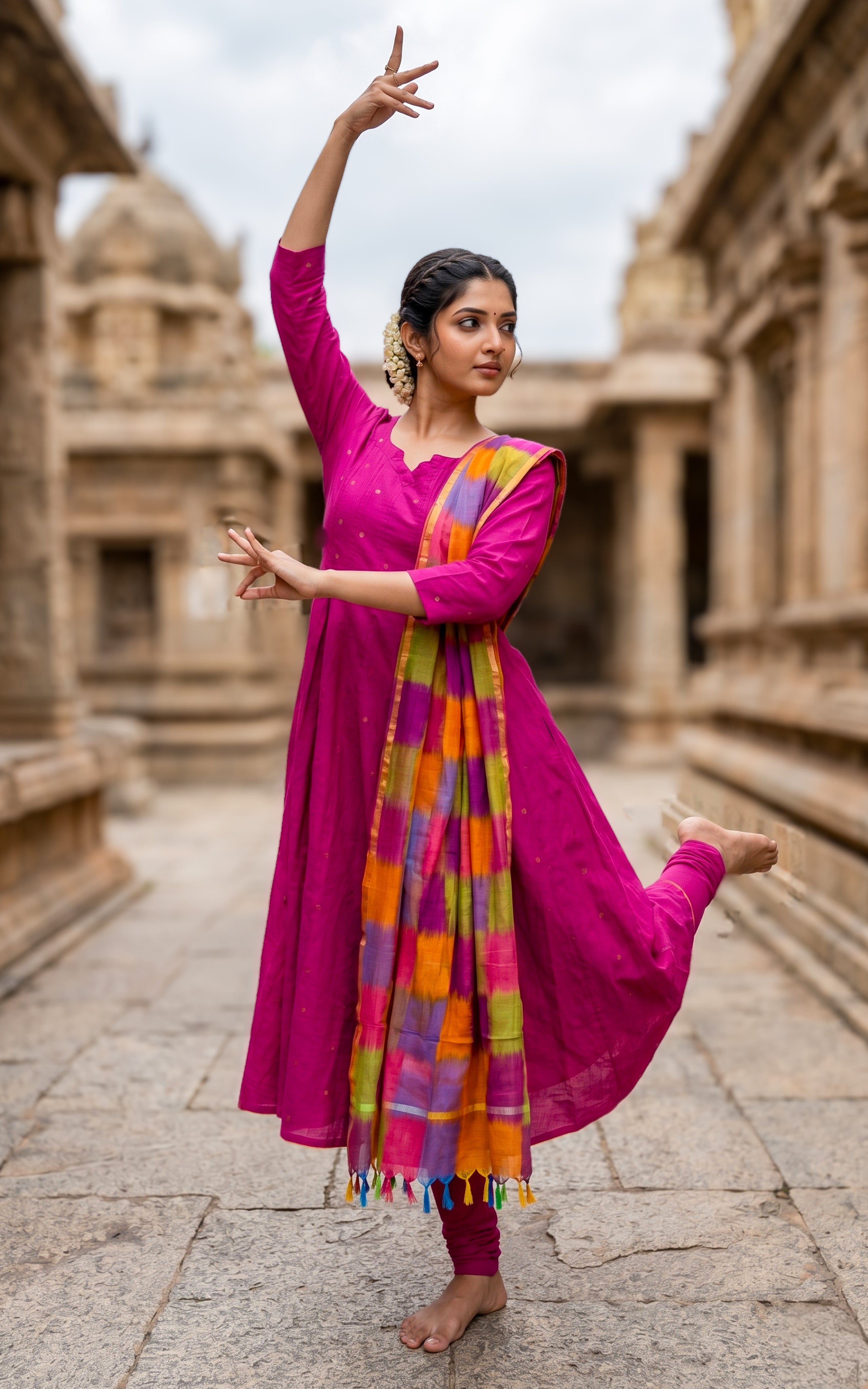 Thashika B (Kurti+Dupatta)