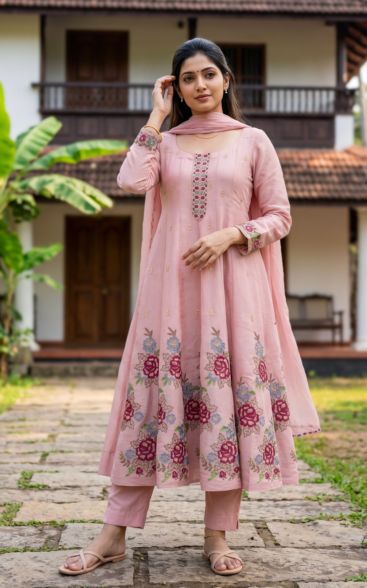 Dhiya A (Kurti+Pant+Dupatta)