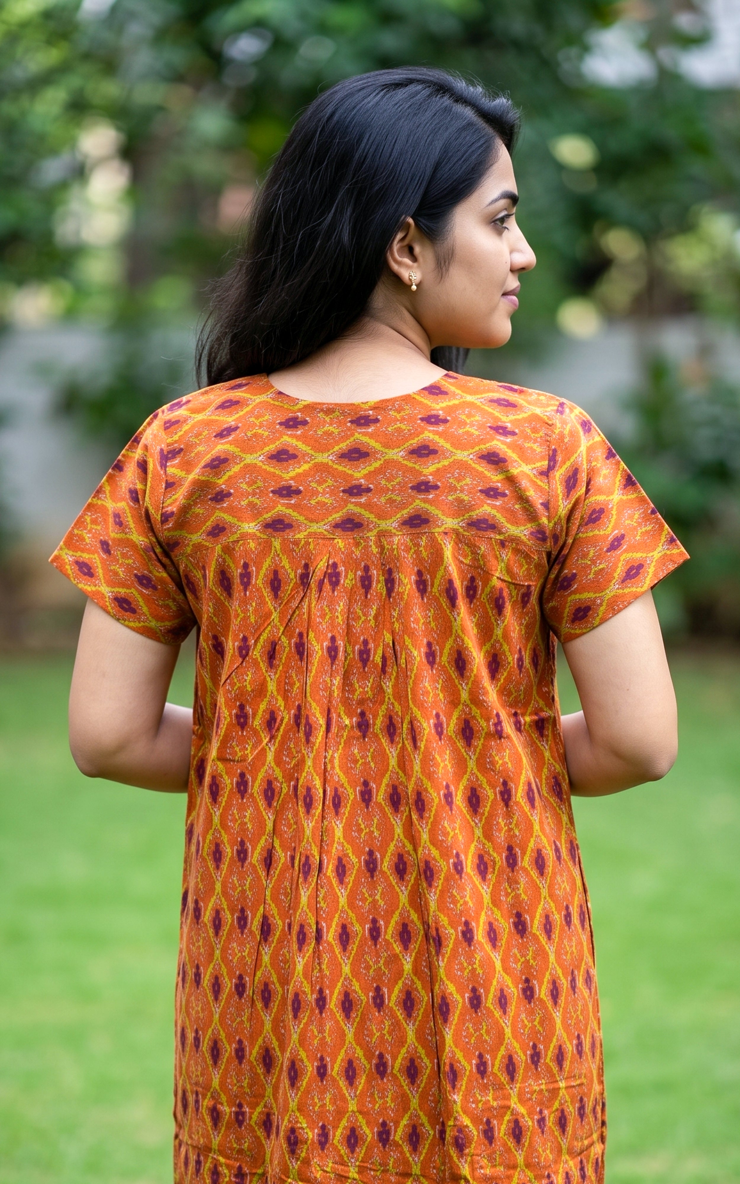 Cotton Straight Fit Nighty-164SS8