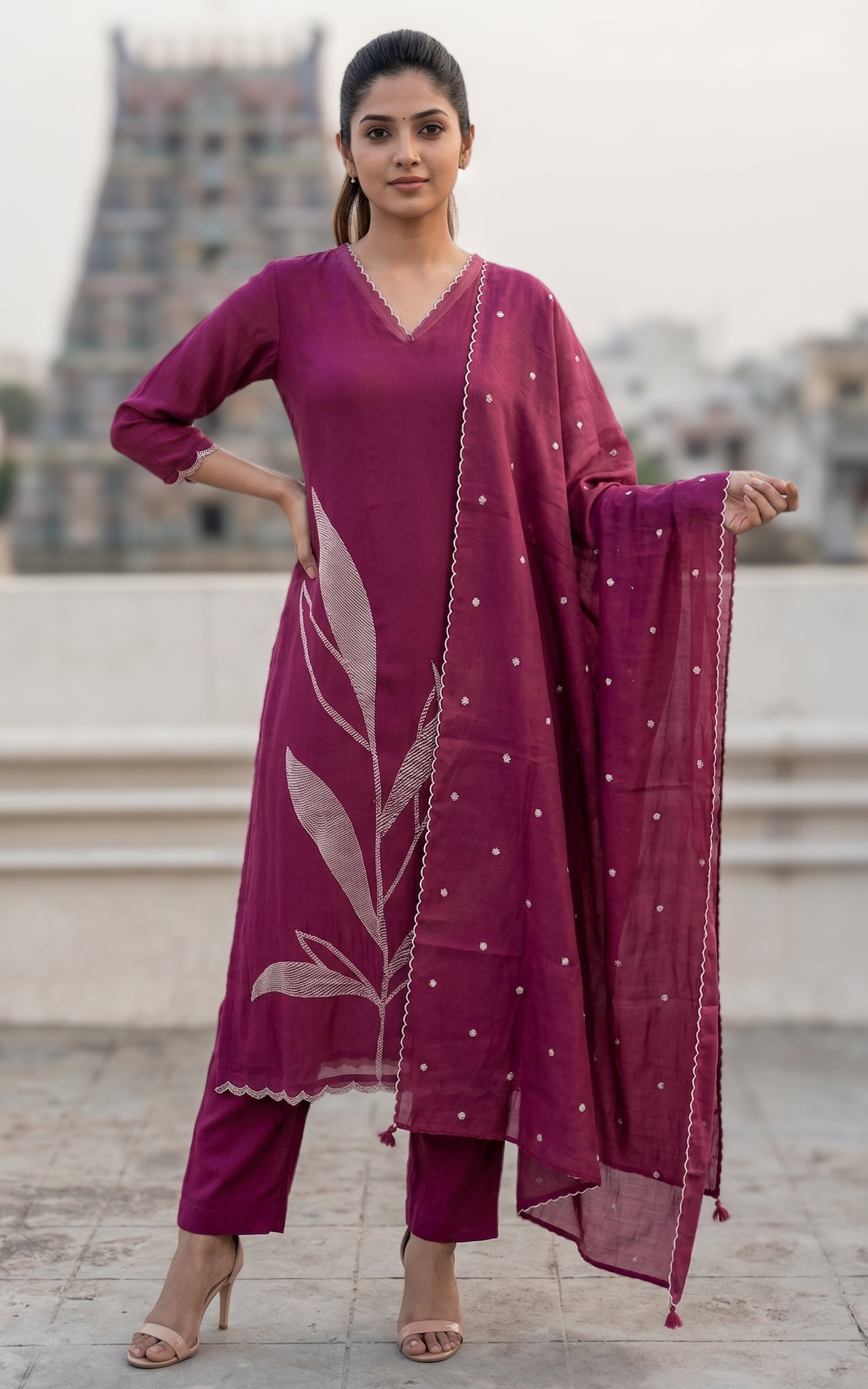 Jenifer (Kurti+Pant+Dupatta)