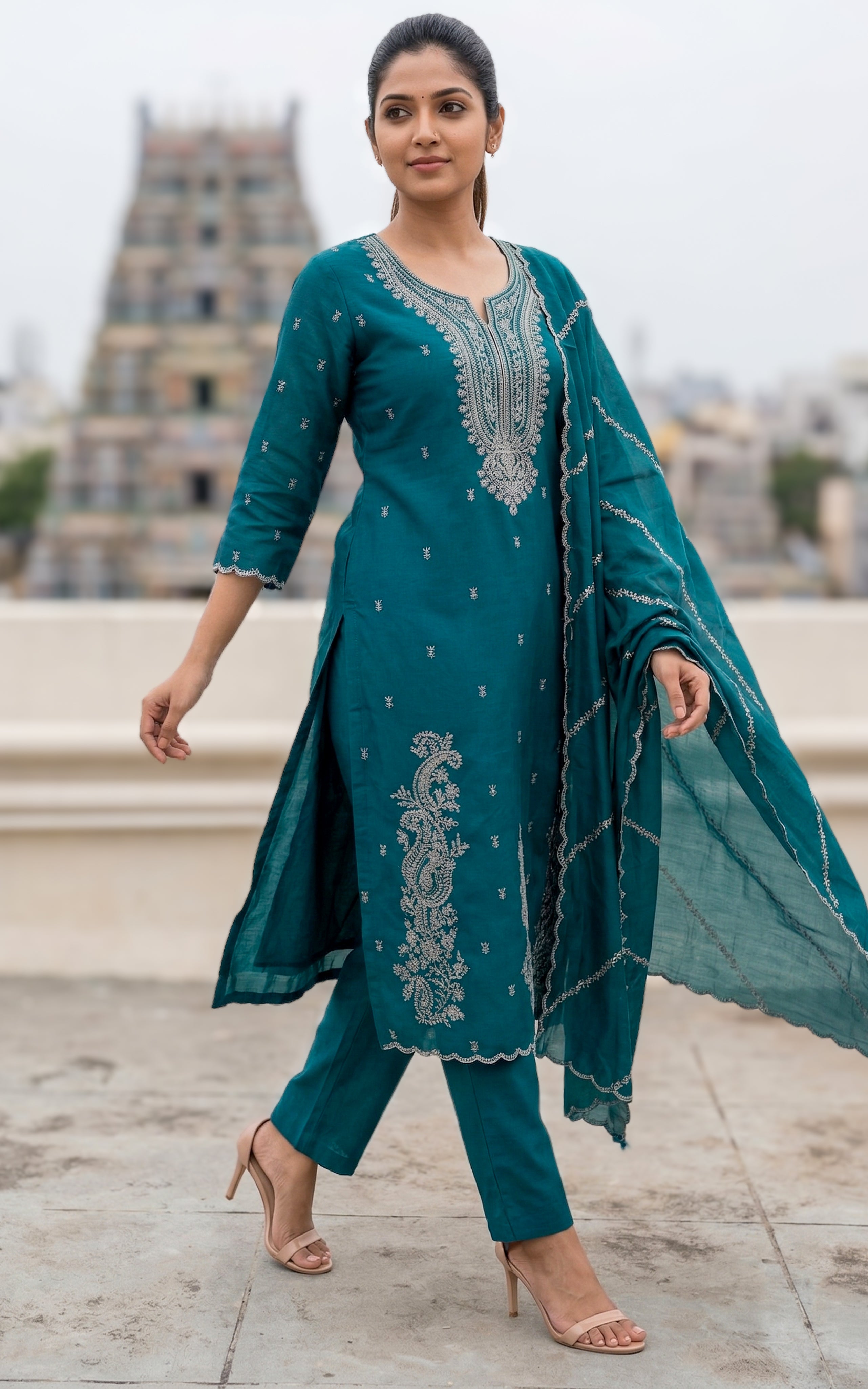 Angel (Kurti+Pant+Dupatta)