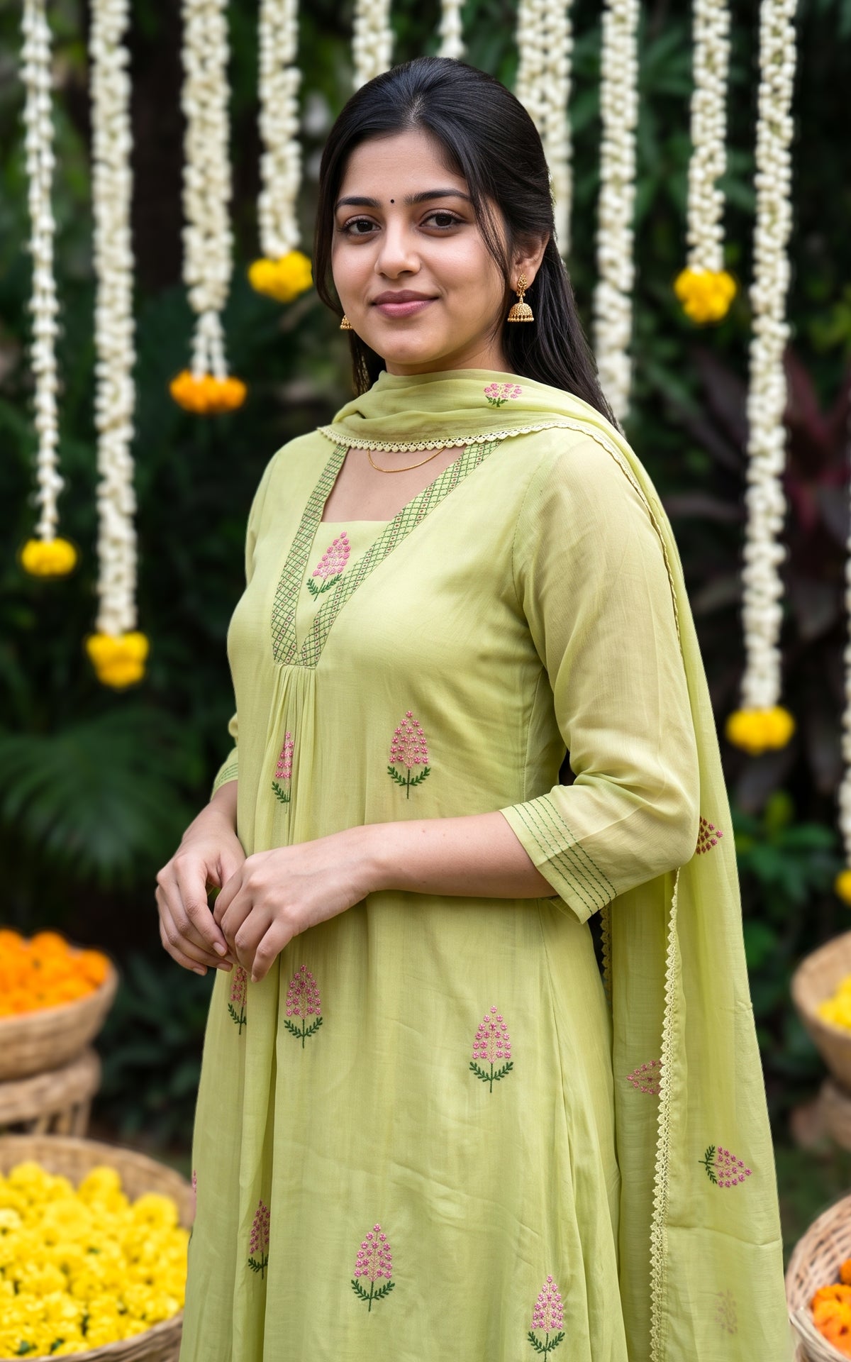 Swathika (Kurti+Pant+Dupatta)