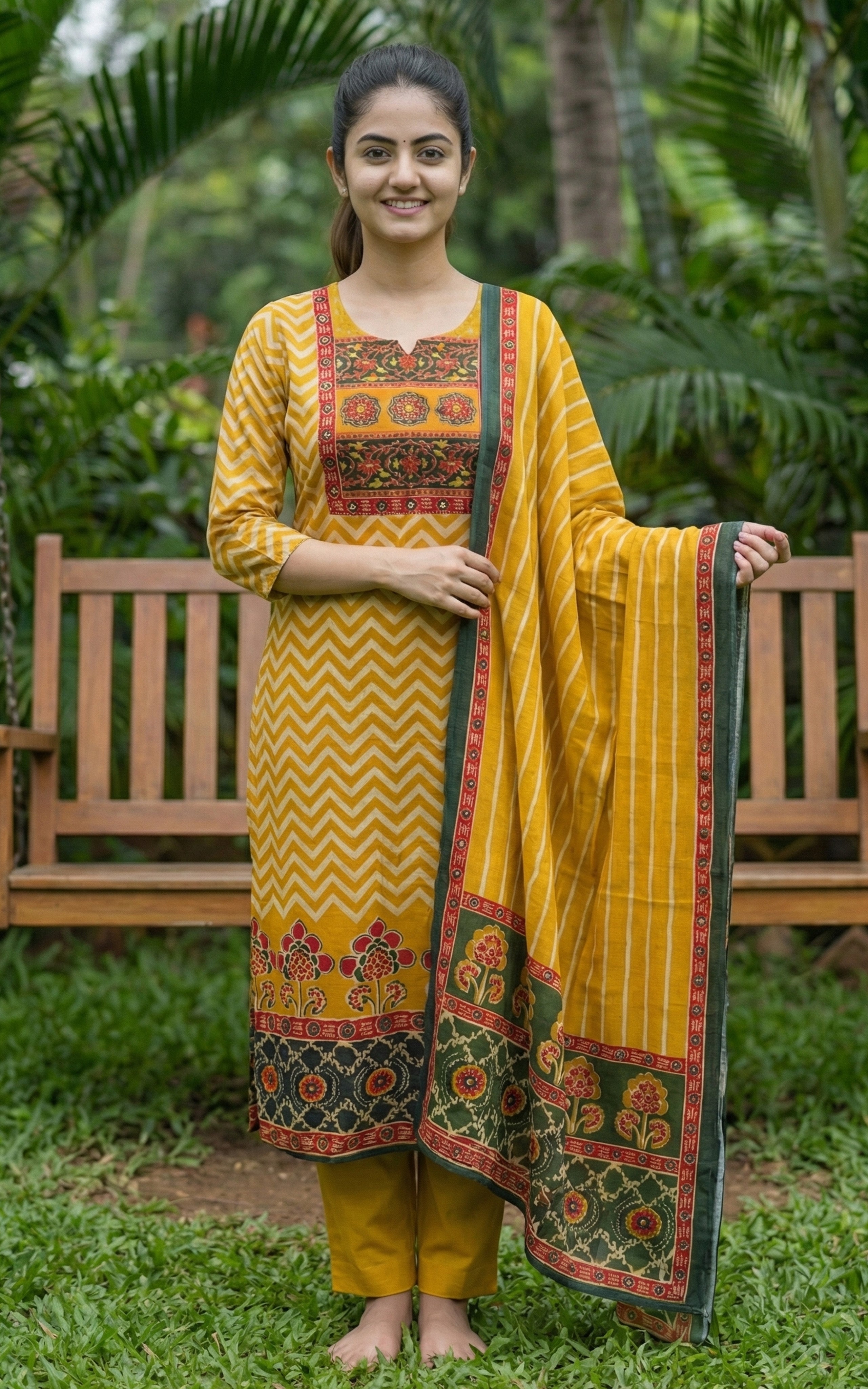 Gowthami (Kurti+Dupatta)