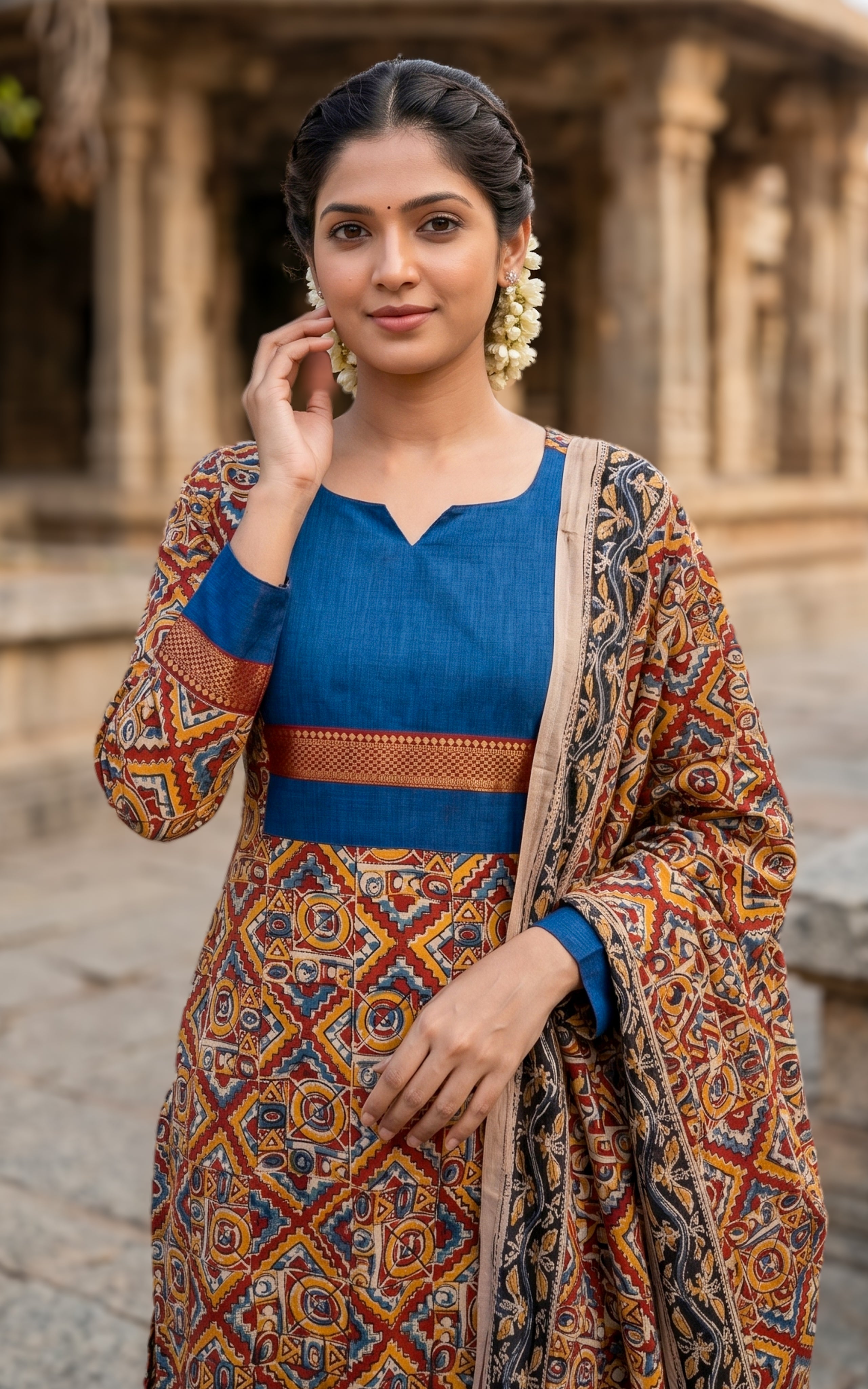 Avanitha B (Kurti+Dupatta)