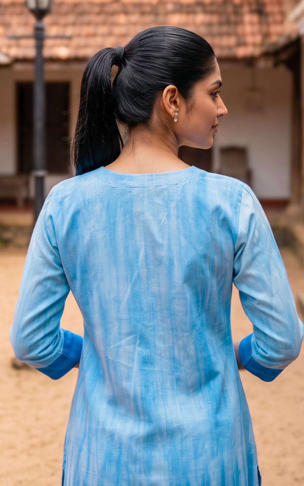 Akarisha Blue (Kurti+Dupatta)