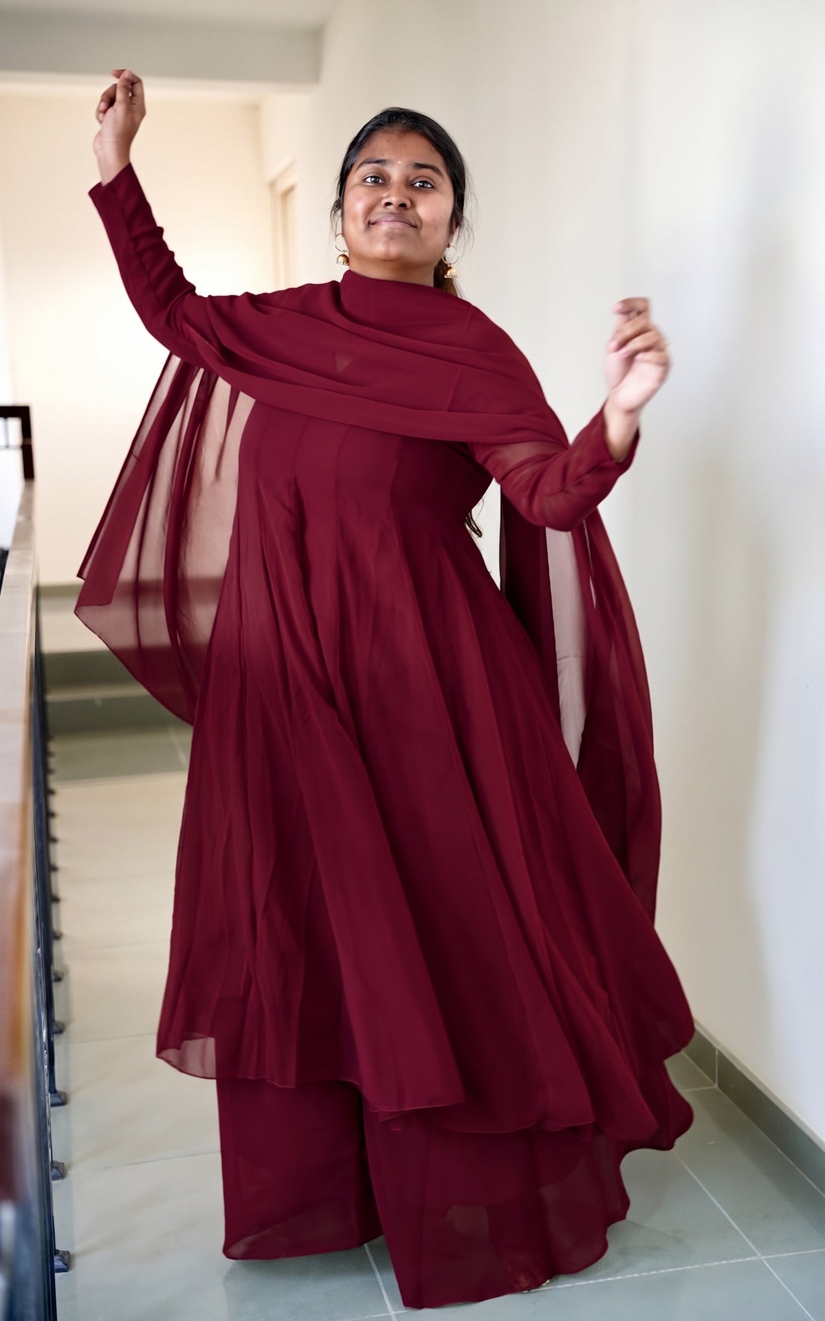 Kadhalar Dhinam Inspired D (Kurti+Pant+Dupatta)