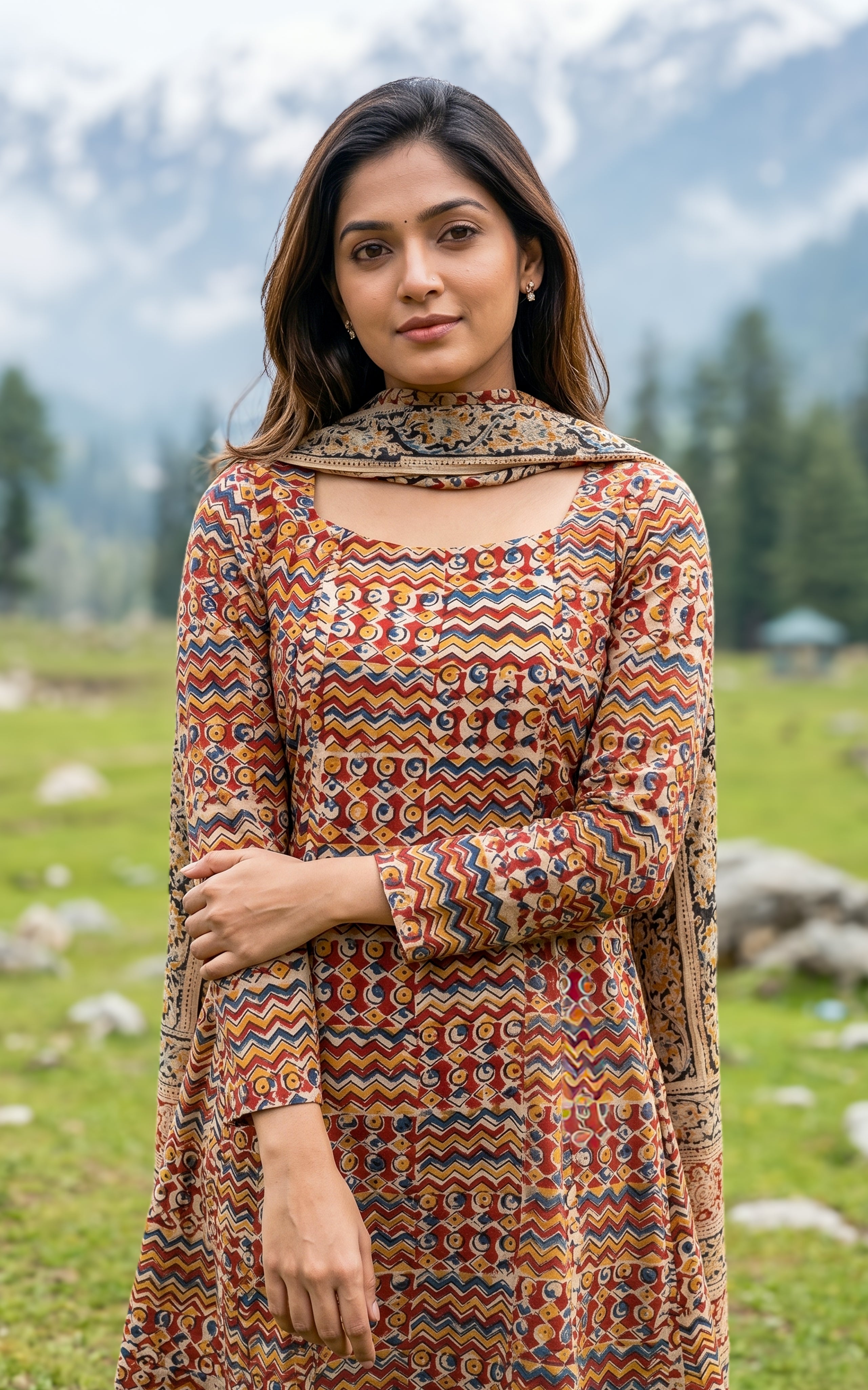 Jesintha A (Kurti+Dupatta)