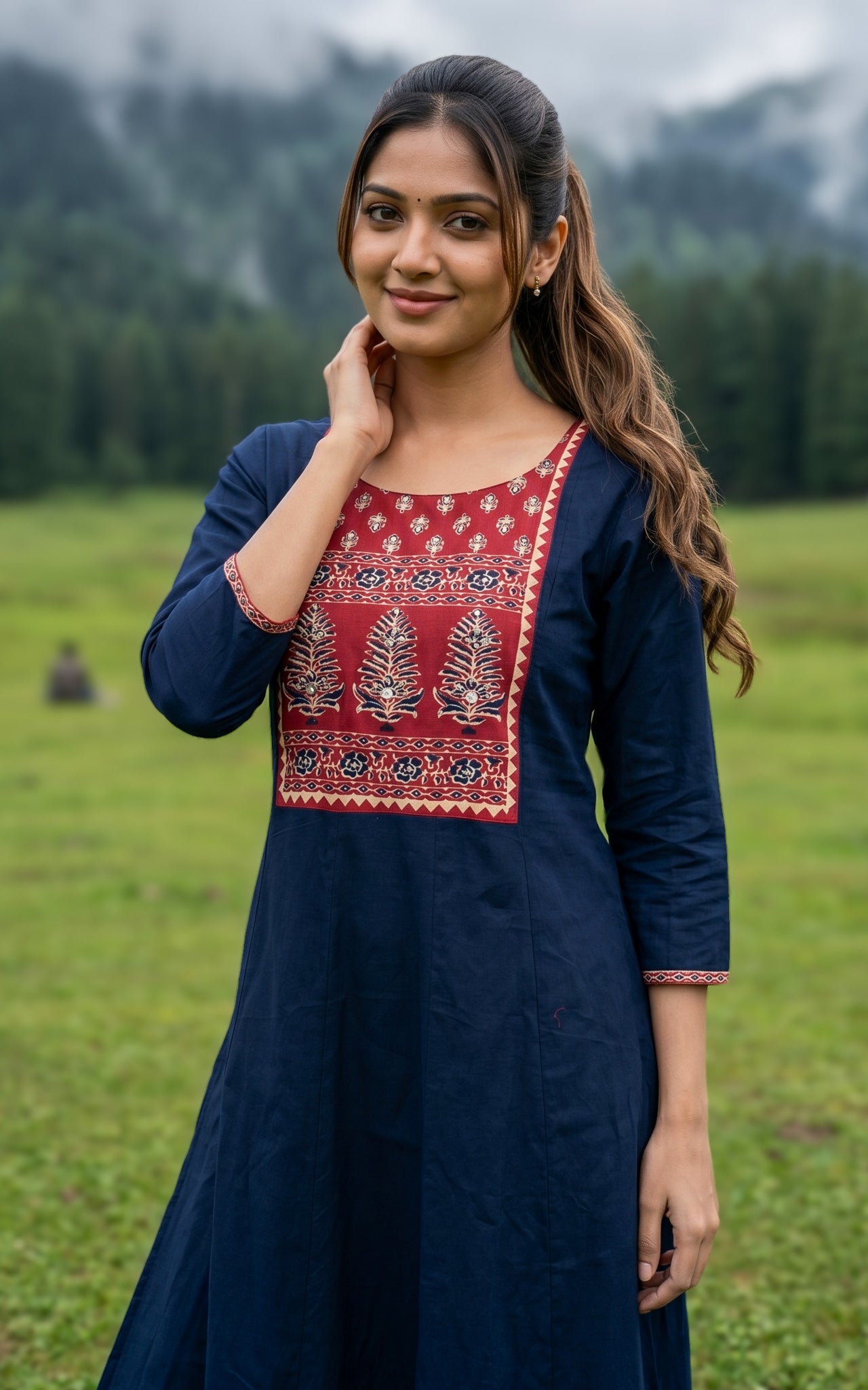 Renuka Navy Blue