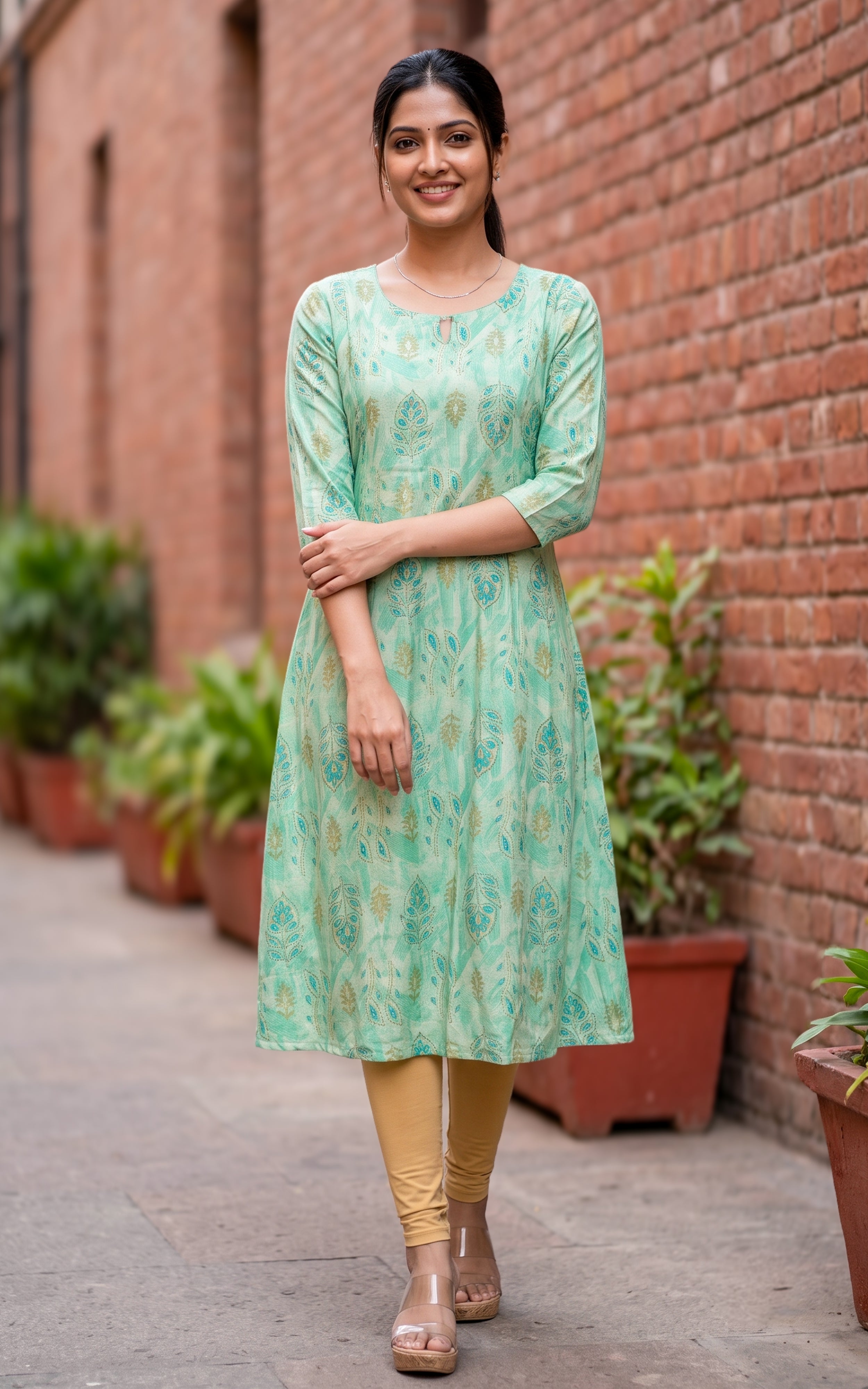 Padmakshi Mint Green
