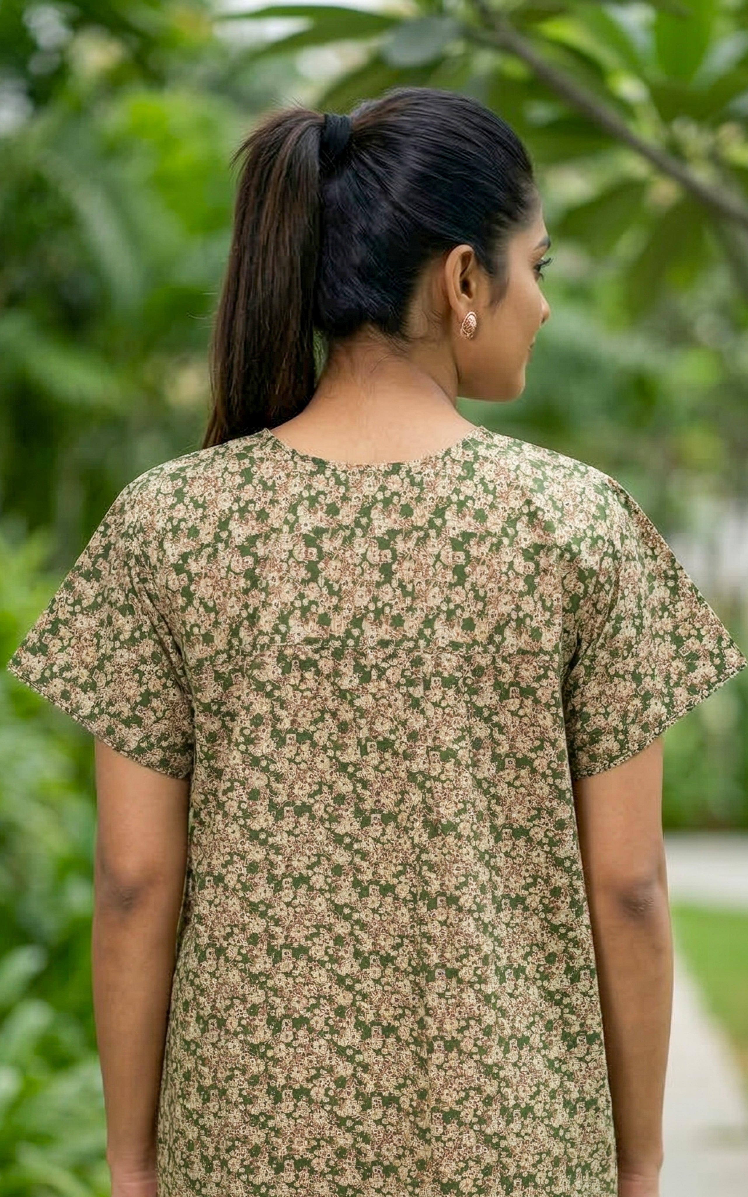 Cotton Straight Fit Nighty-159SS2B