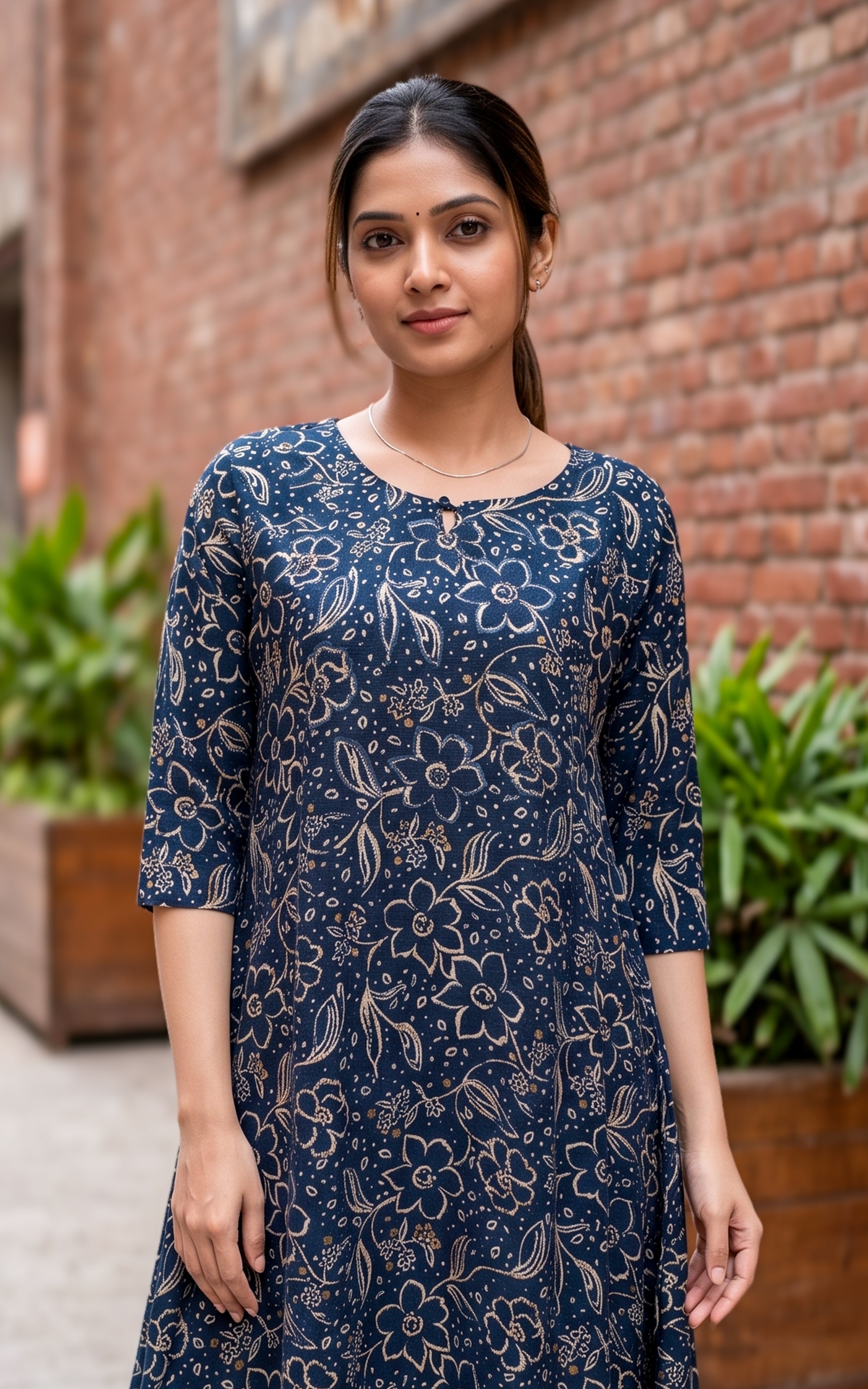 Indrakshi Navy Blue