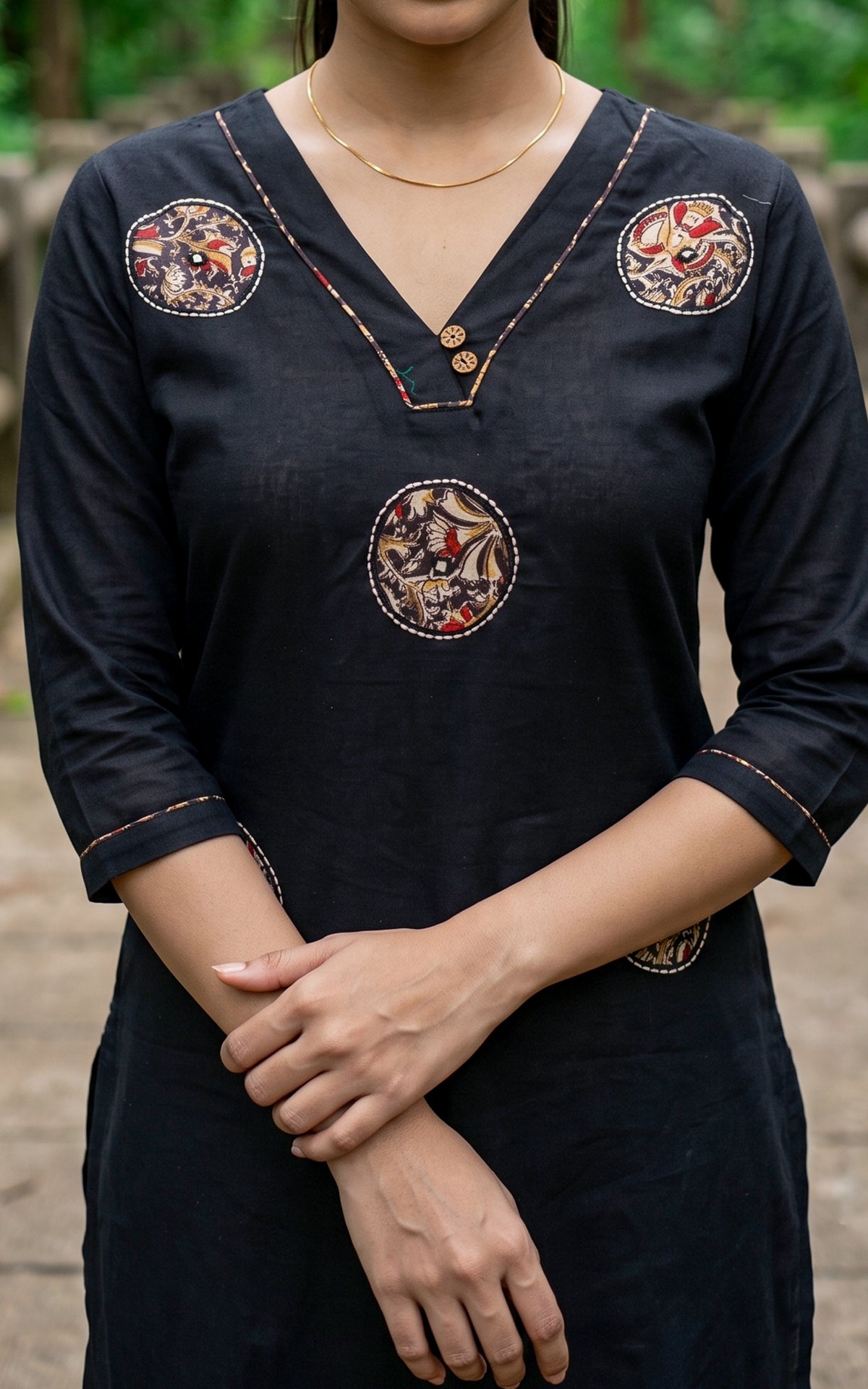 Harshini Black (Kurti+Pant)