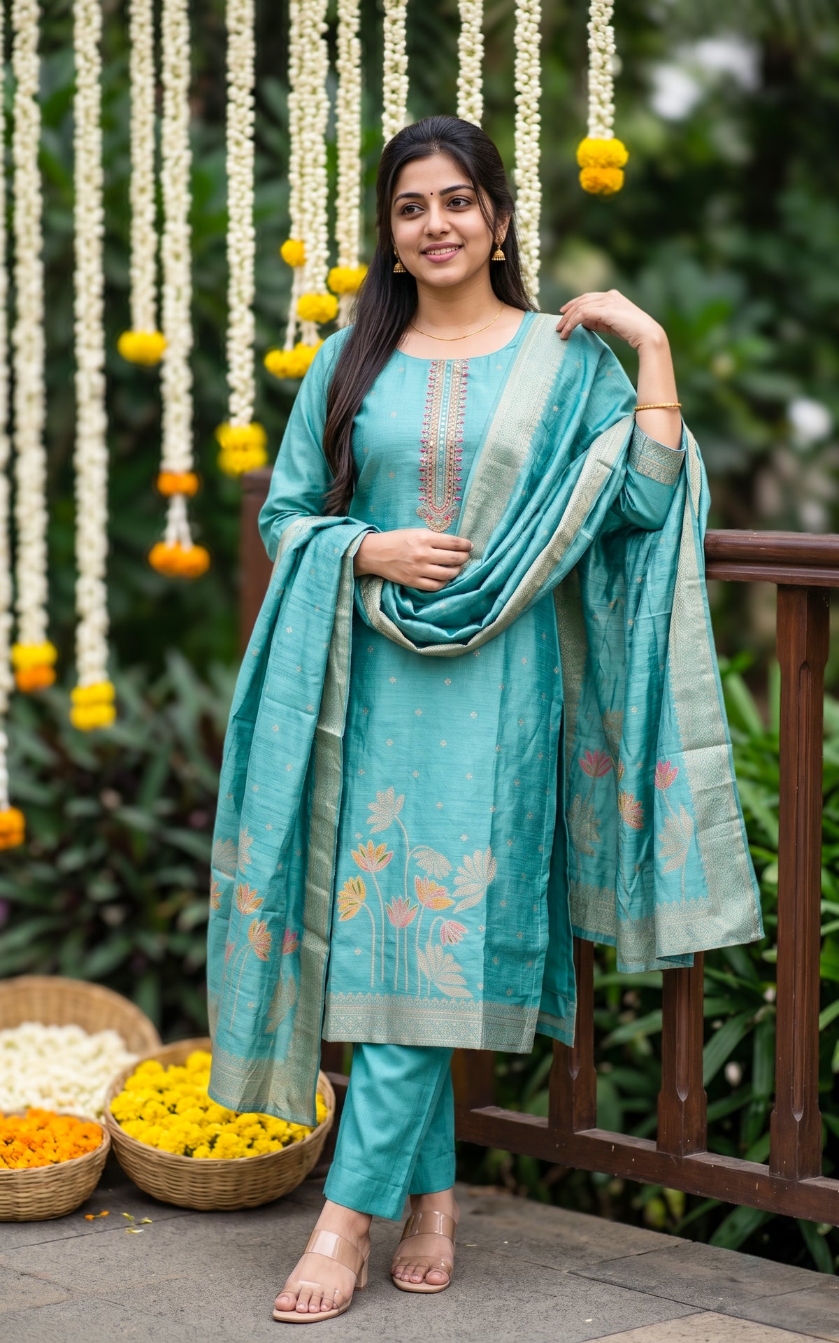 Samvitha (Kurti+Pant+Dupatta)