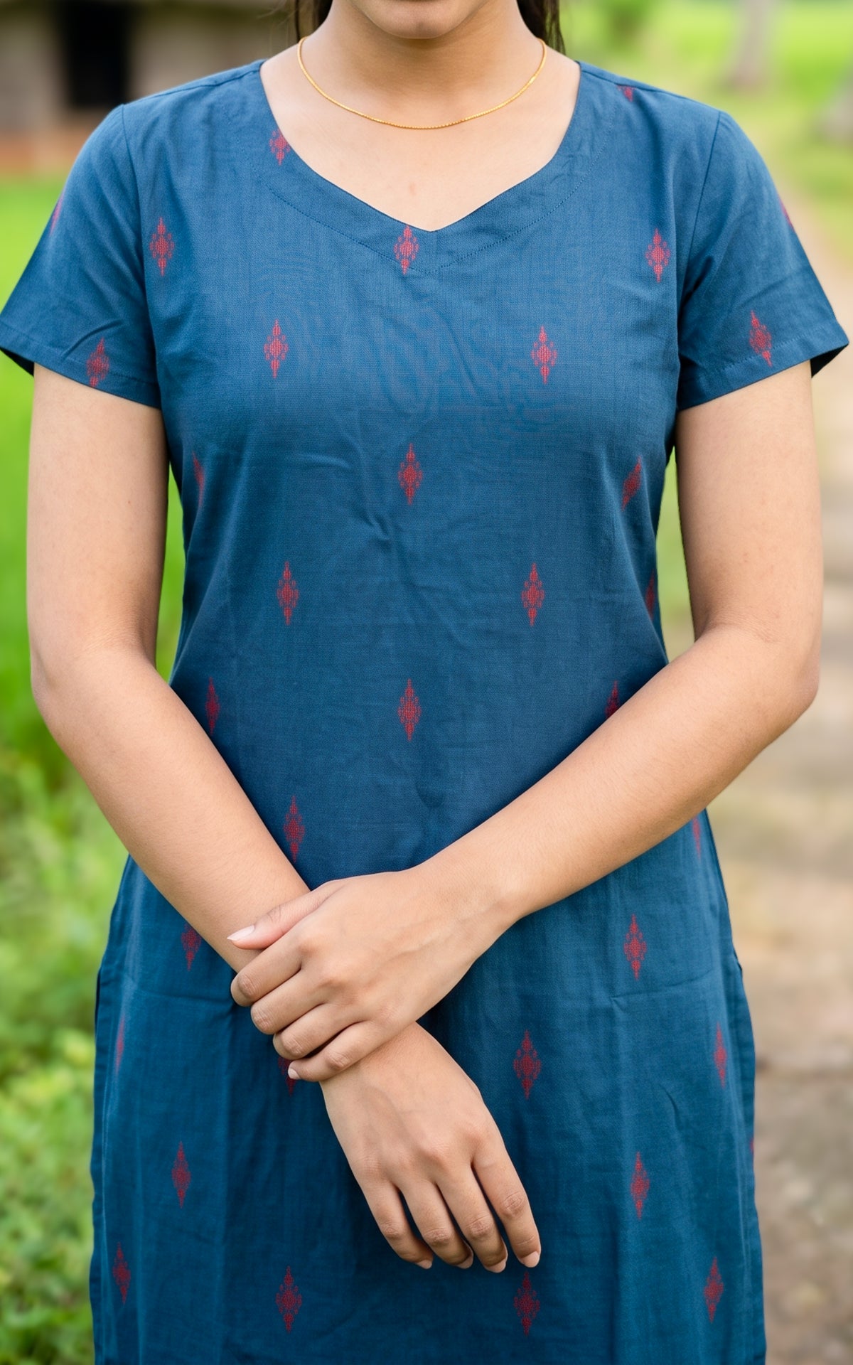Raji Blue (Kurti+Pant+Dupatta)