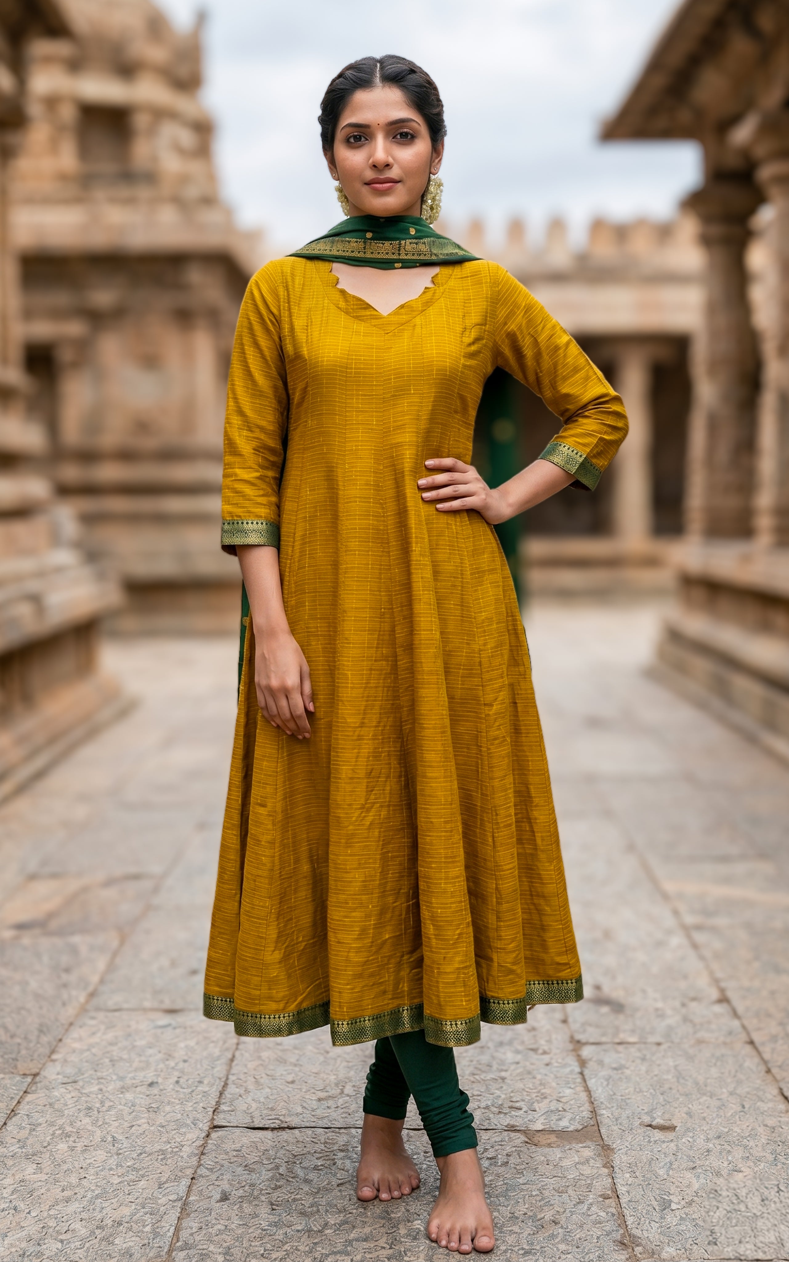 Azhagumalar (Kurti+Dupatta)