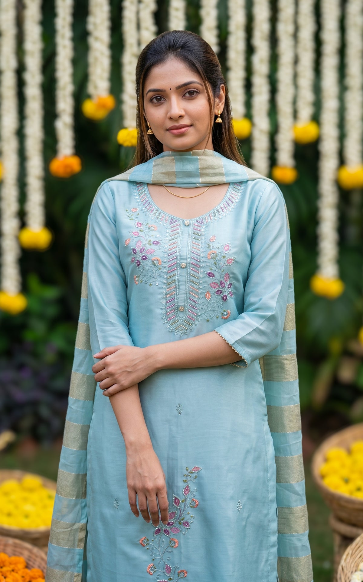 Kaniksha (Kurti+Pant+Dupatta)
