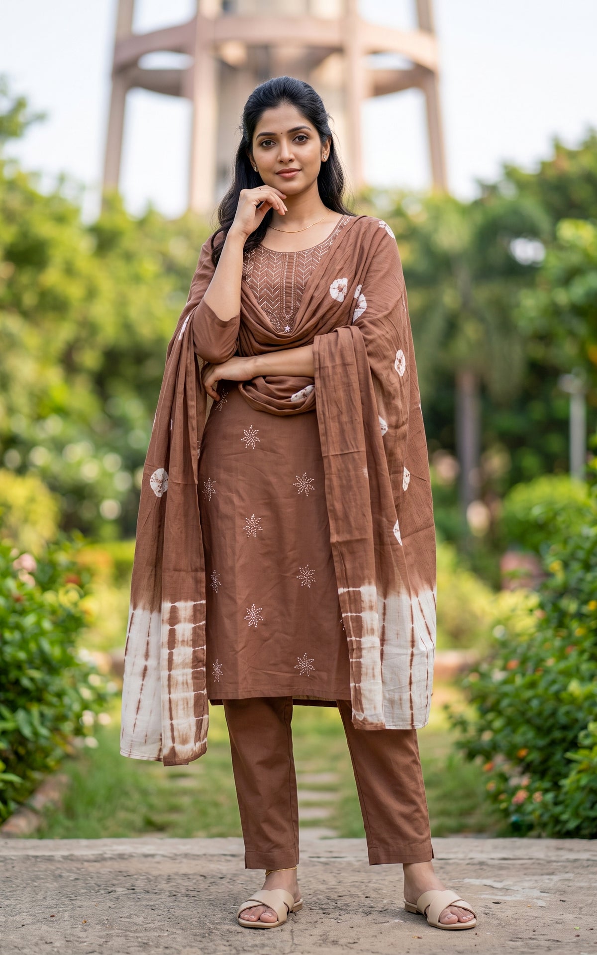 Magizh (Kurti+Pant+Dupatta)