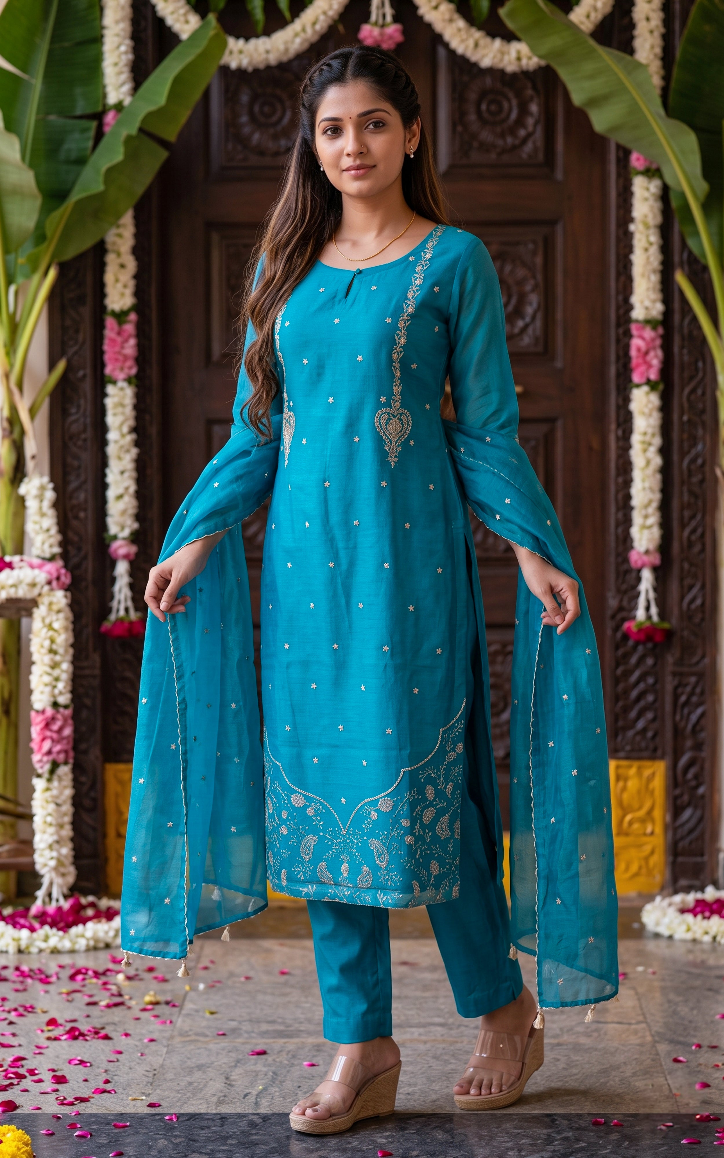 Gabriela (Kurti+Pant+Dupatta)