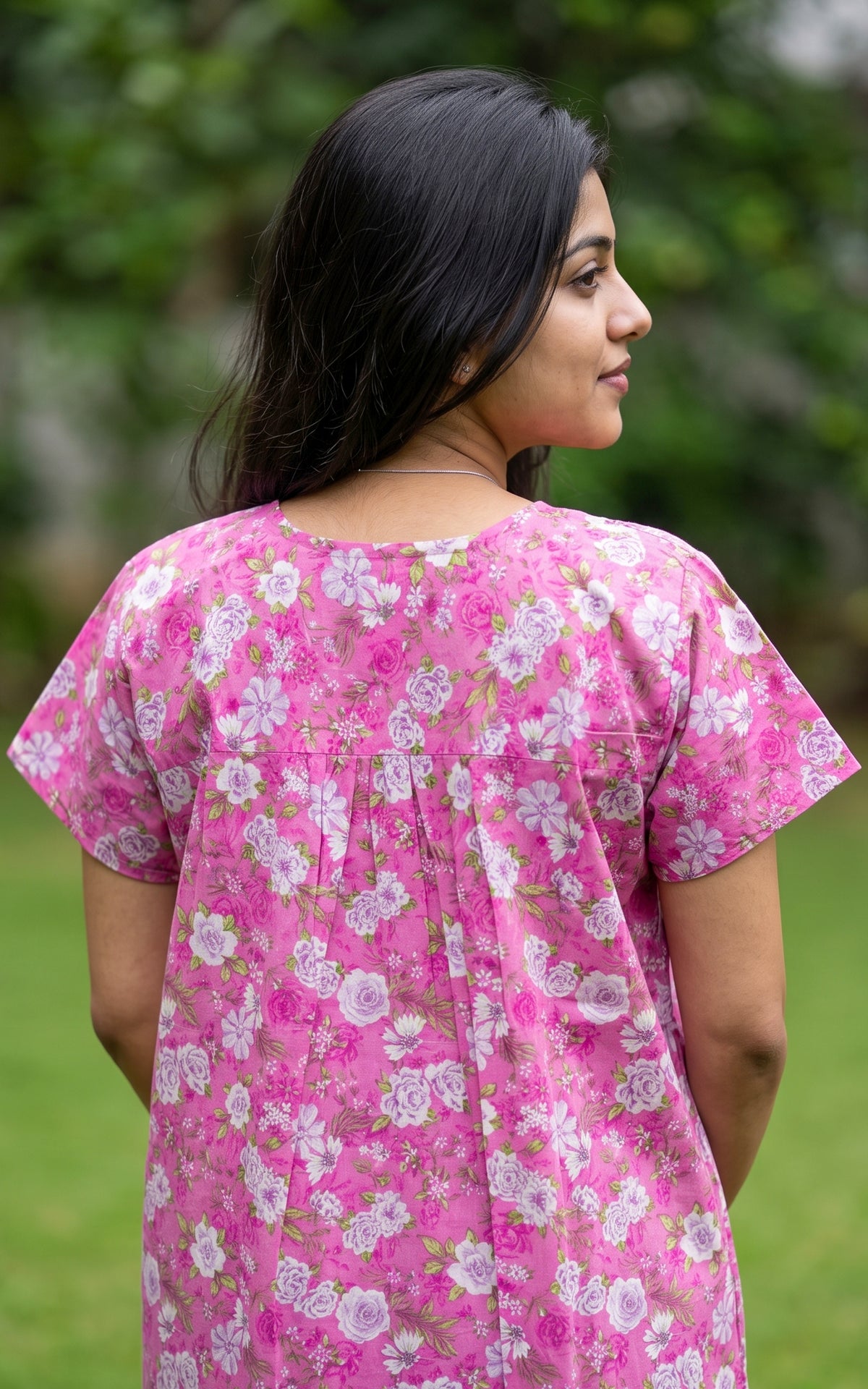 Cotton Straight Fit Nighty-165SS2