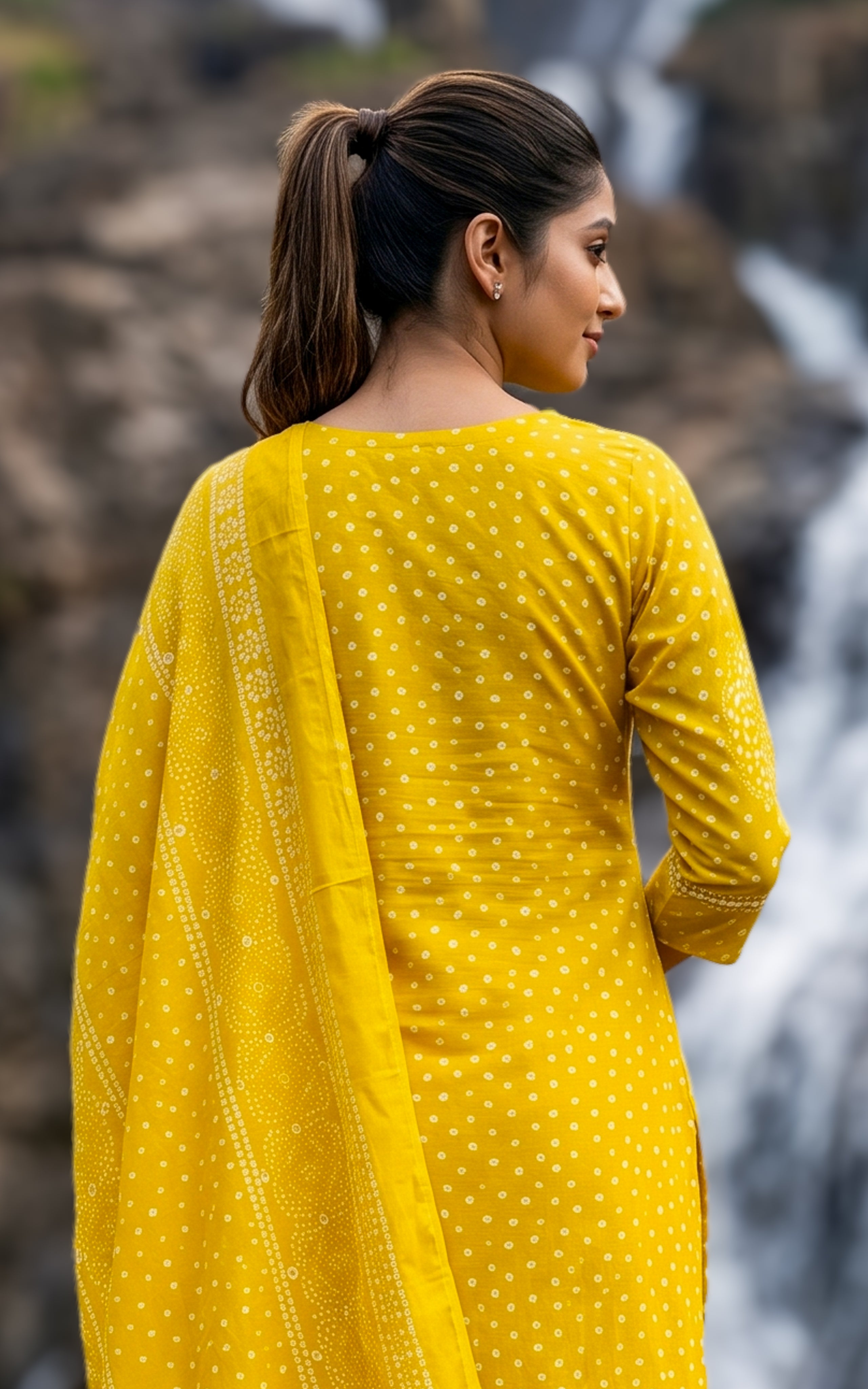 Stylish cotton kurti set for women