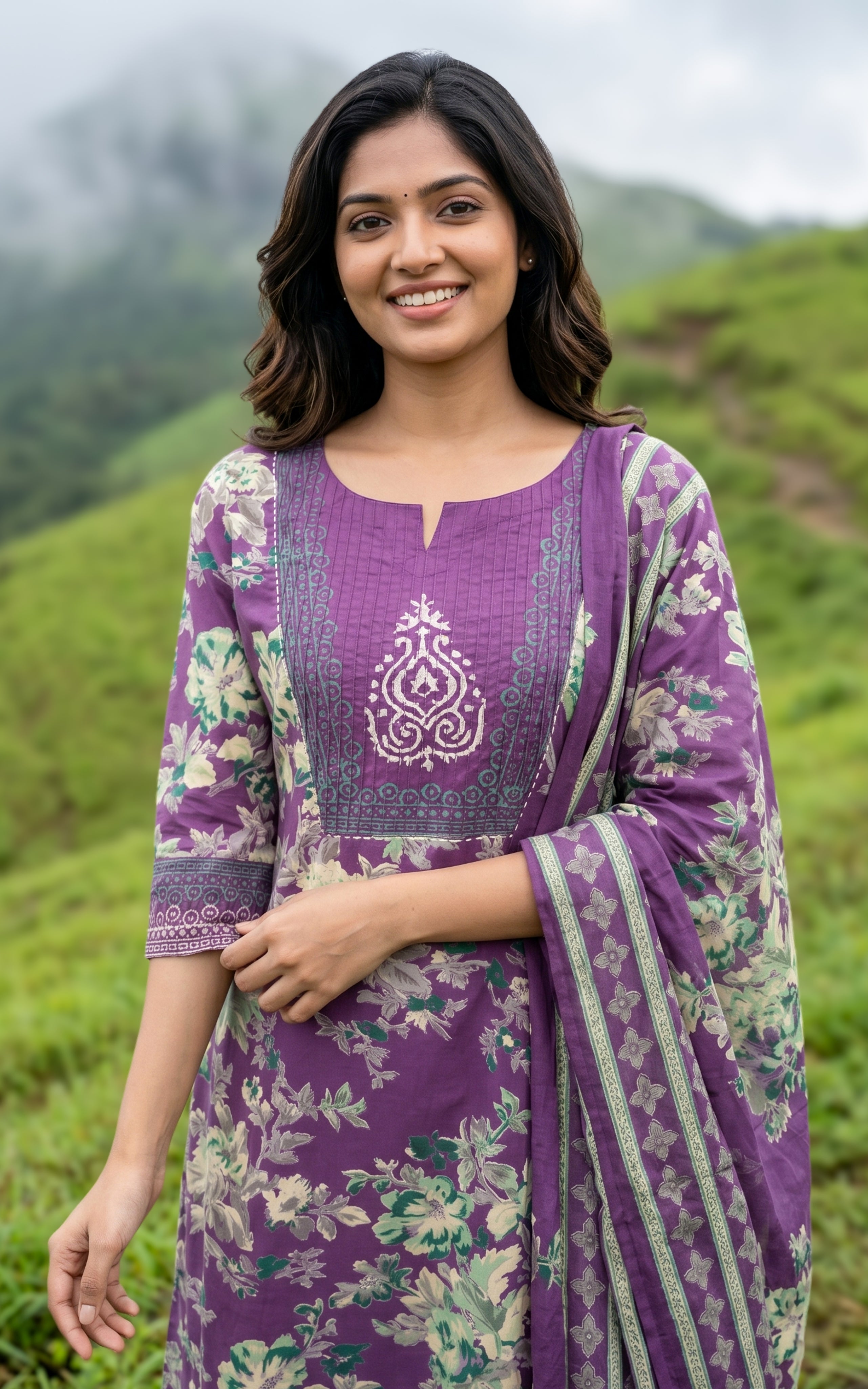 Sharla E (Kurti+Pant+Dupatta)