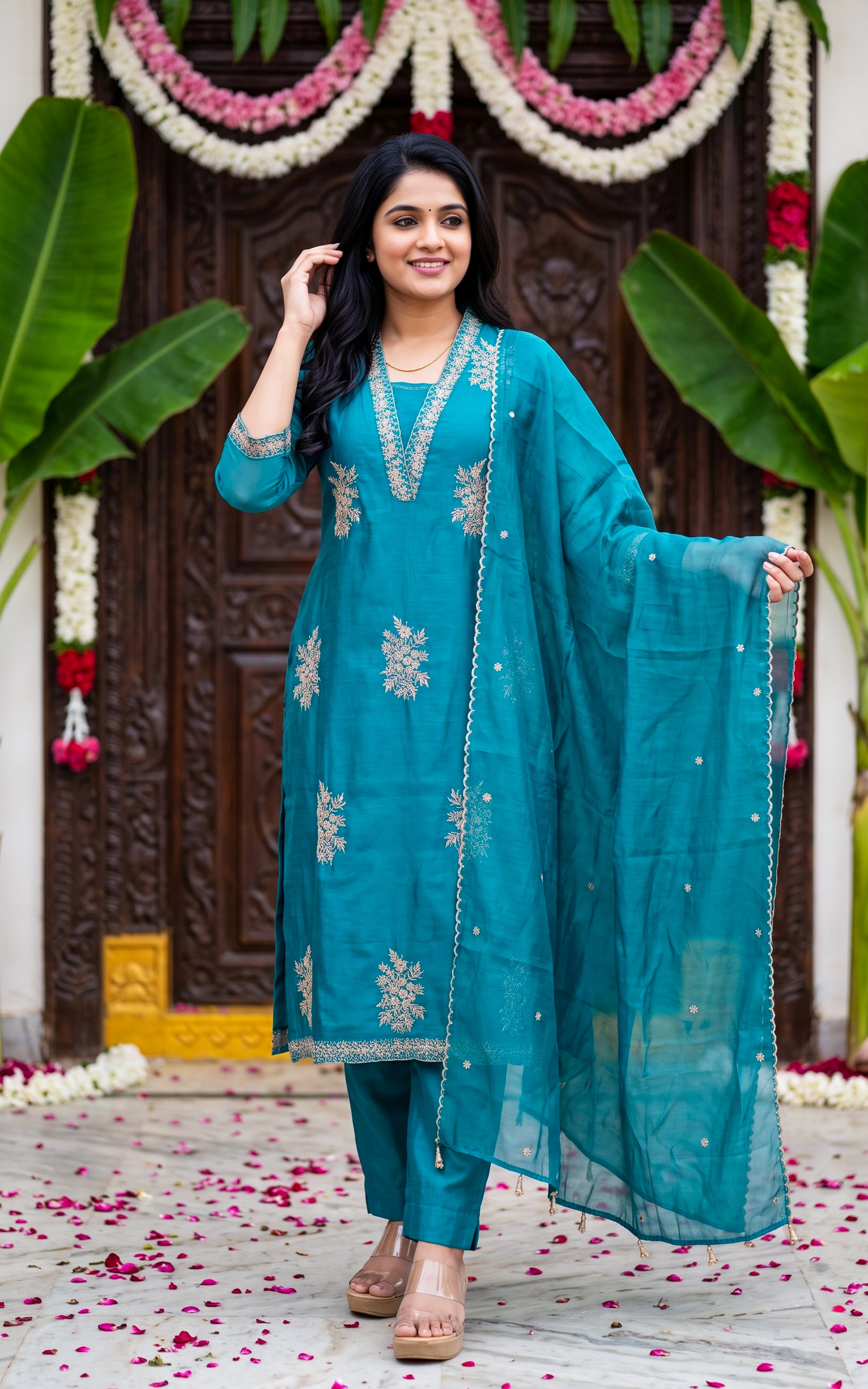 Hanasha (Kurti+Pant+Dupatta)