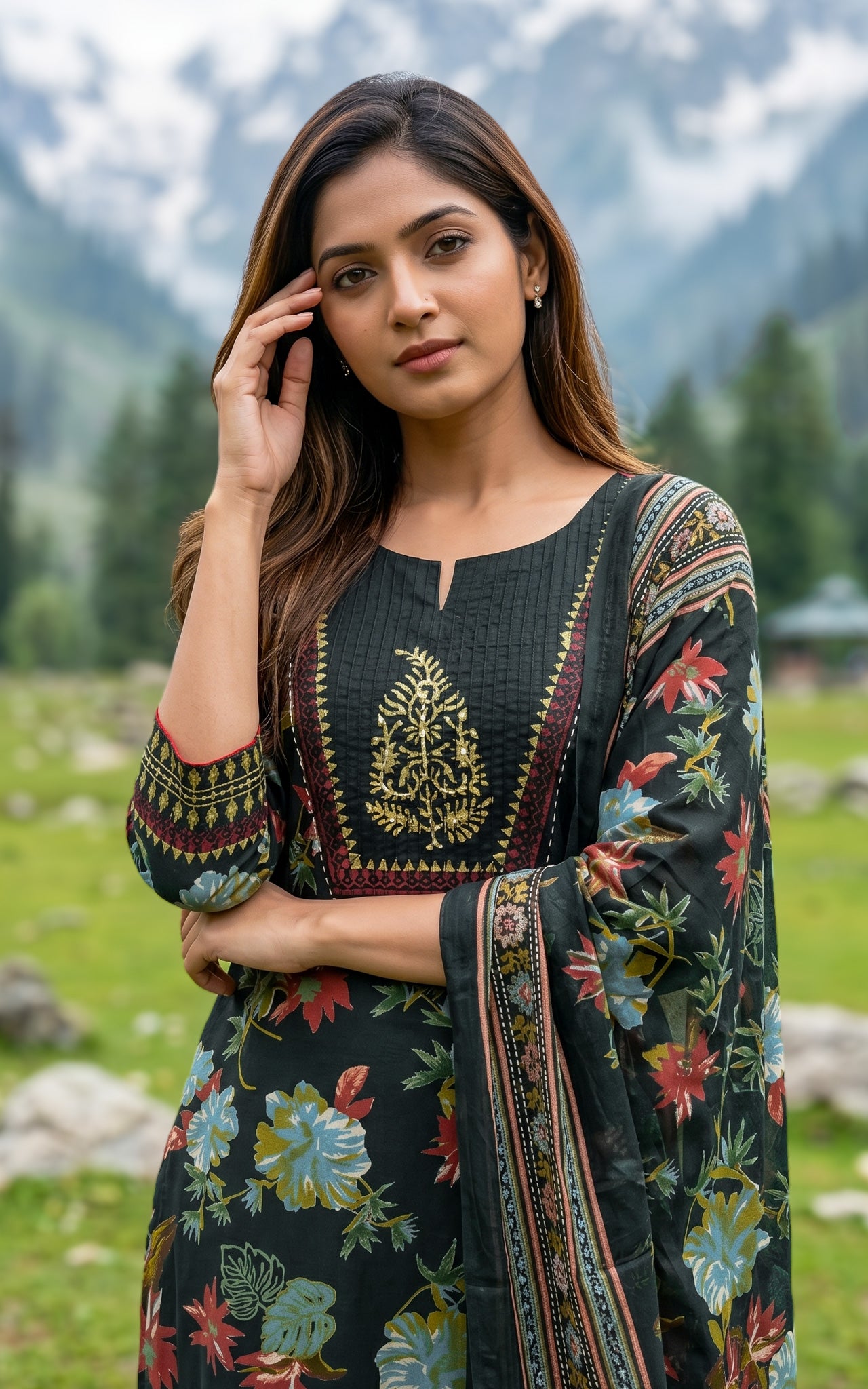 Sharla D (Kurti+Pant+Dupatta)