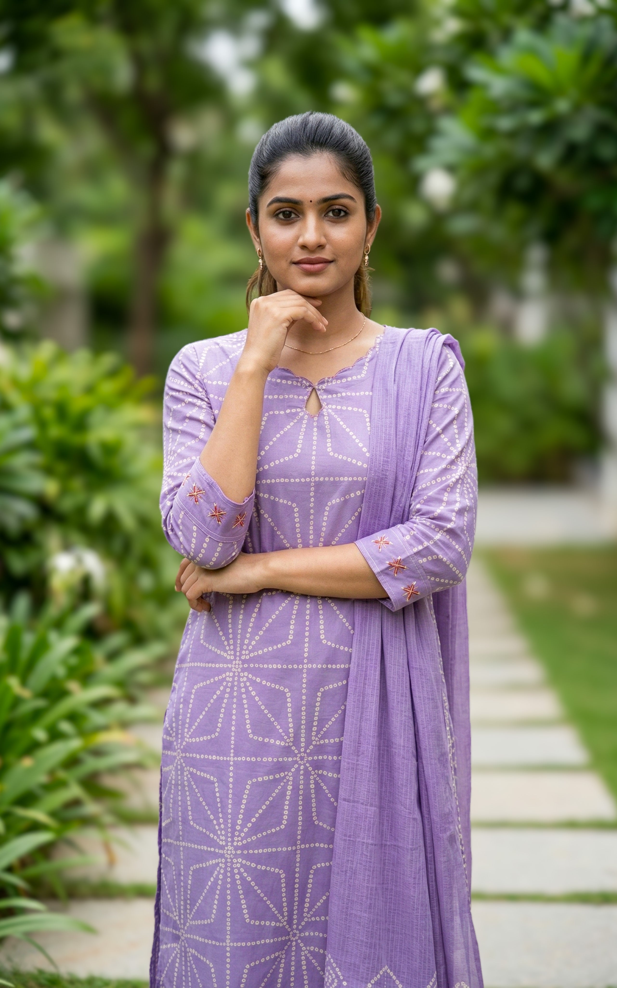 Sujali A (Kurti+Pant+Dupatta)