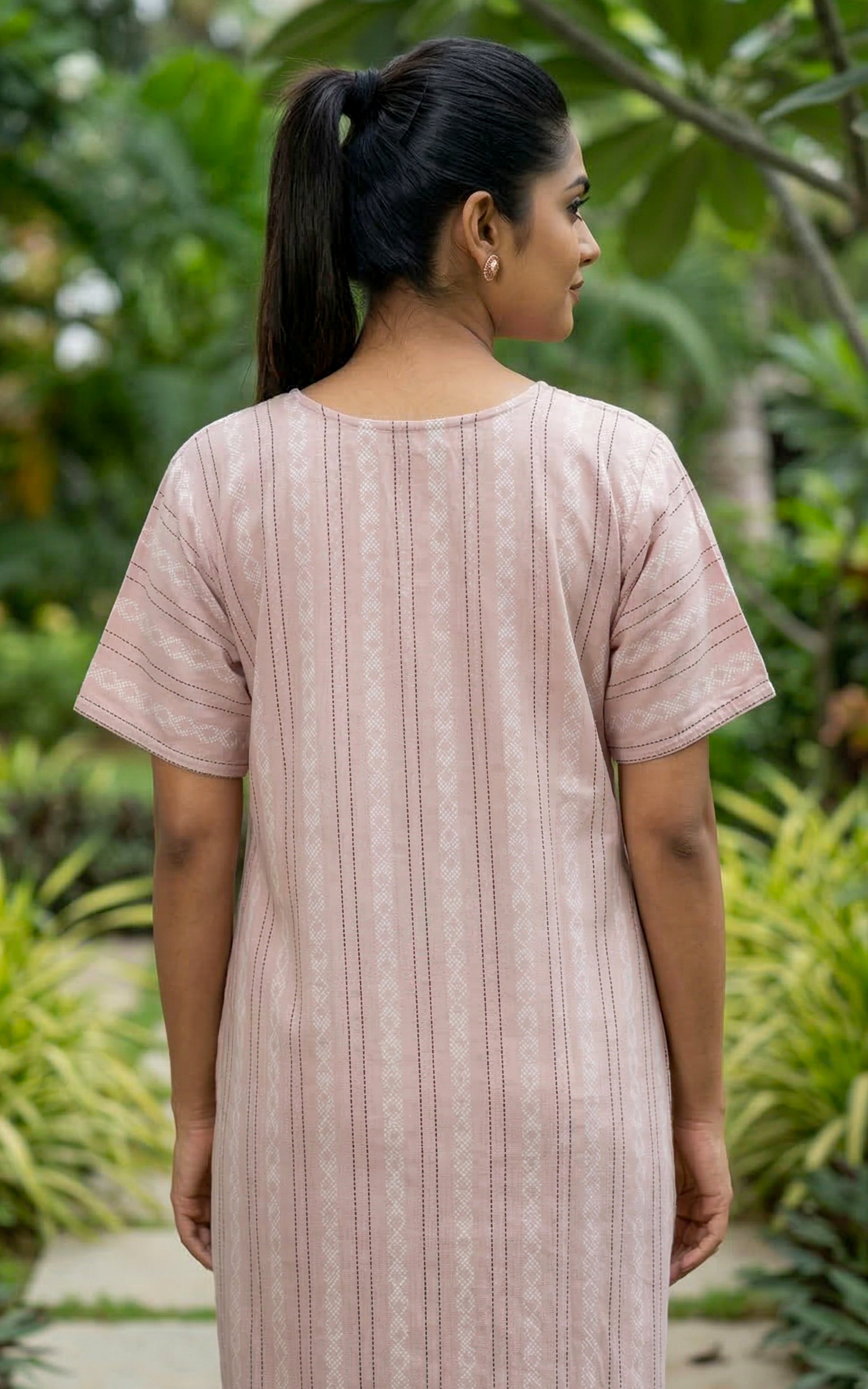 Cotton Straight Fit Nighty-159SS12