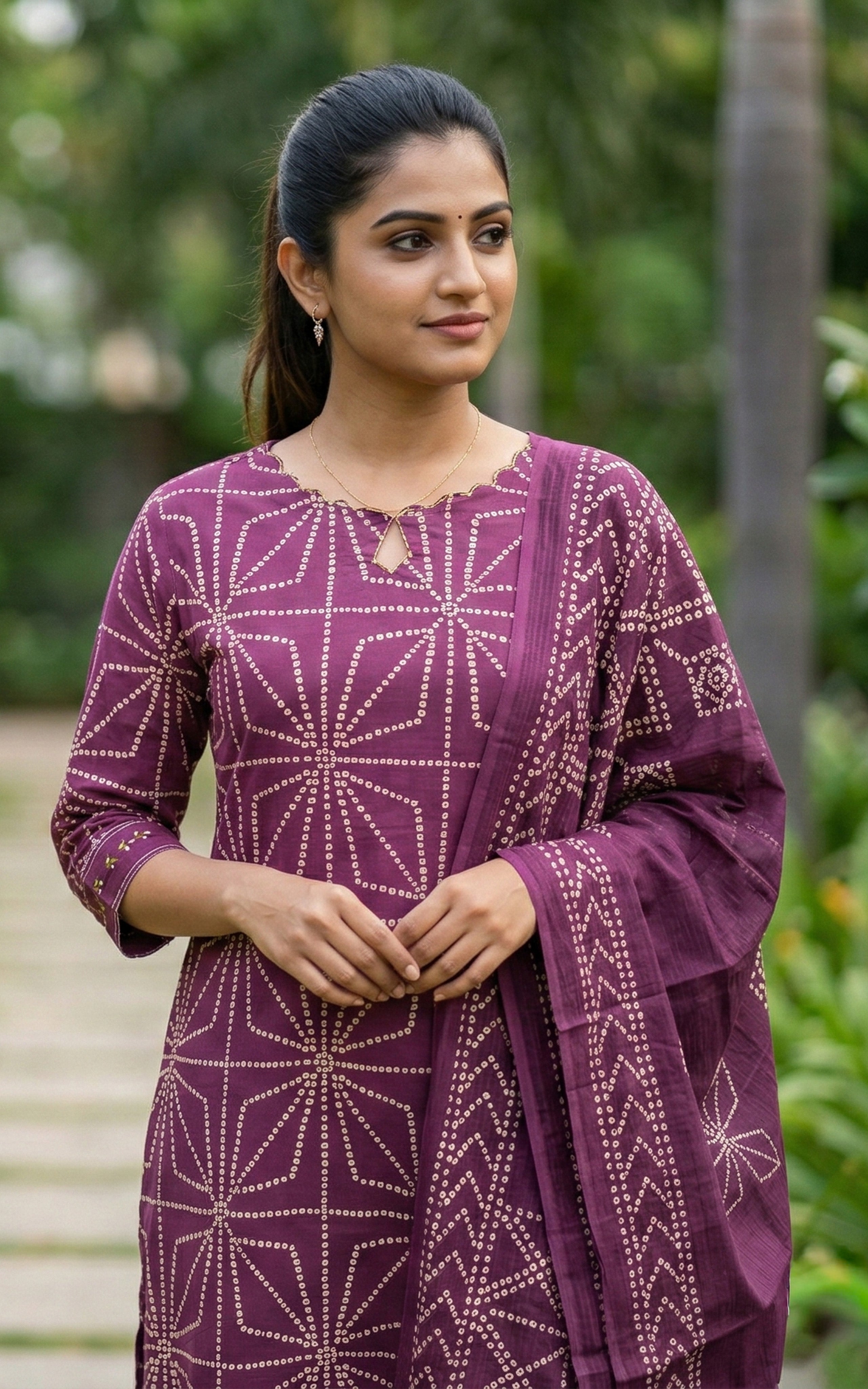 Sujali C (Kurti+Pant+Dupatta)