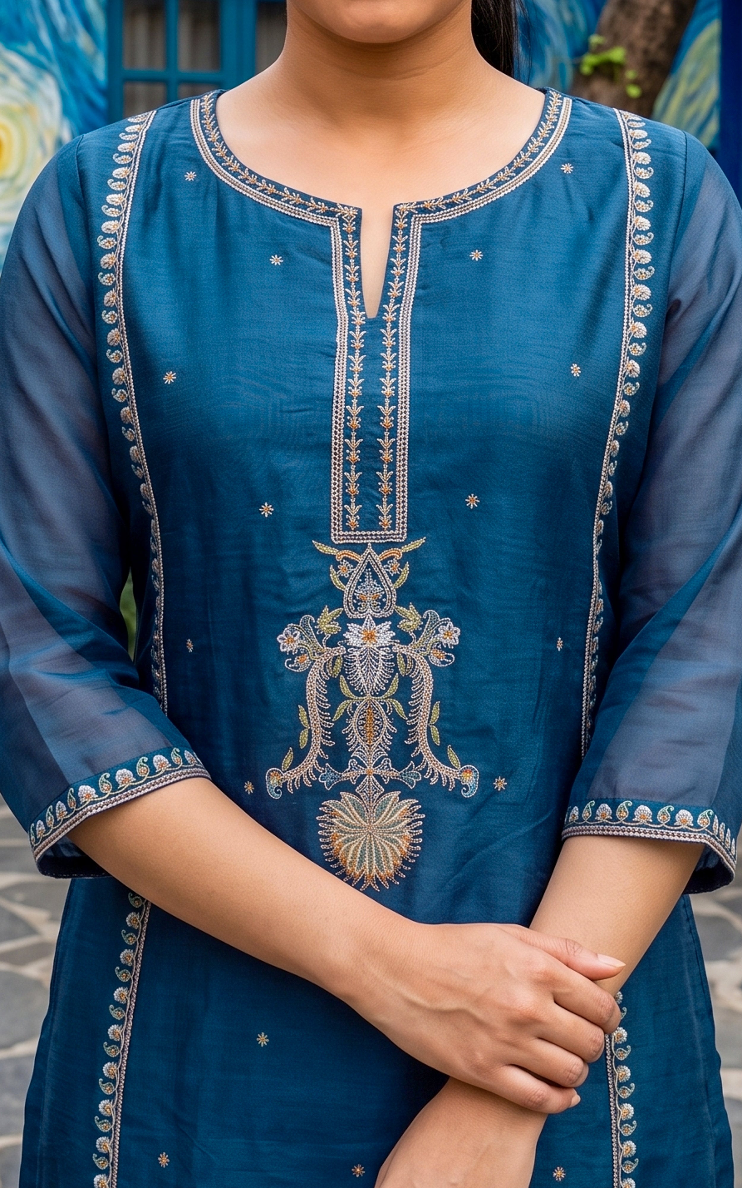 Faridha (Kurti+Pant+Dupatta)