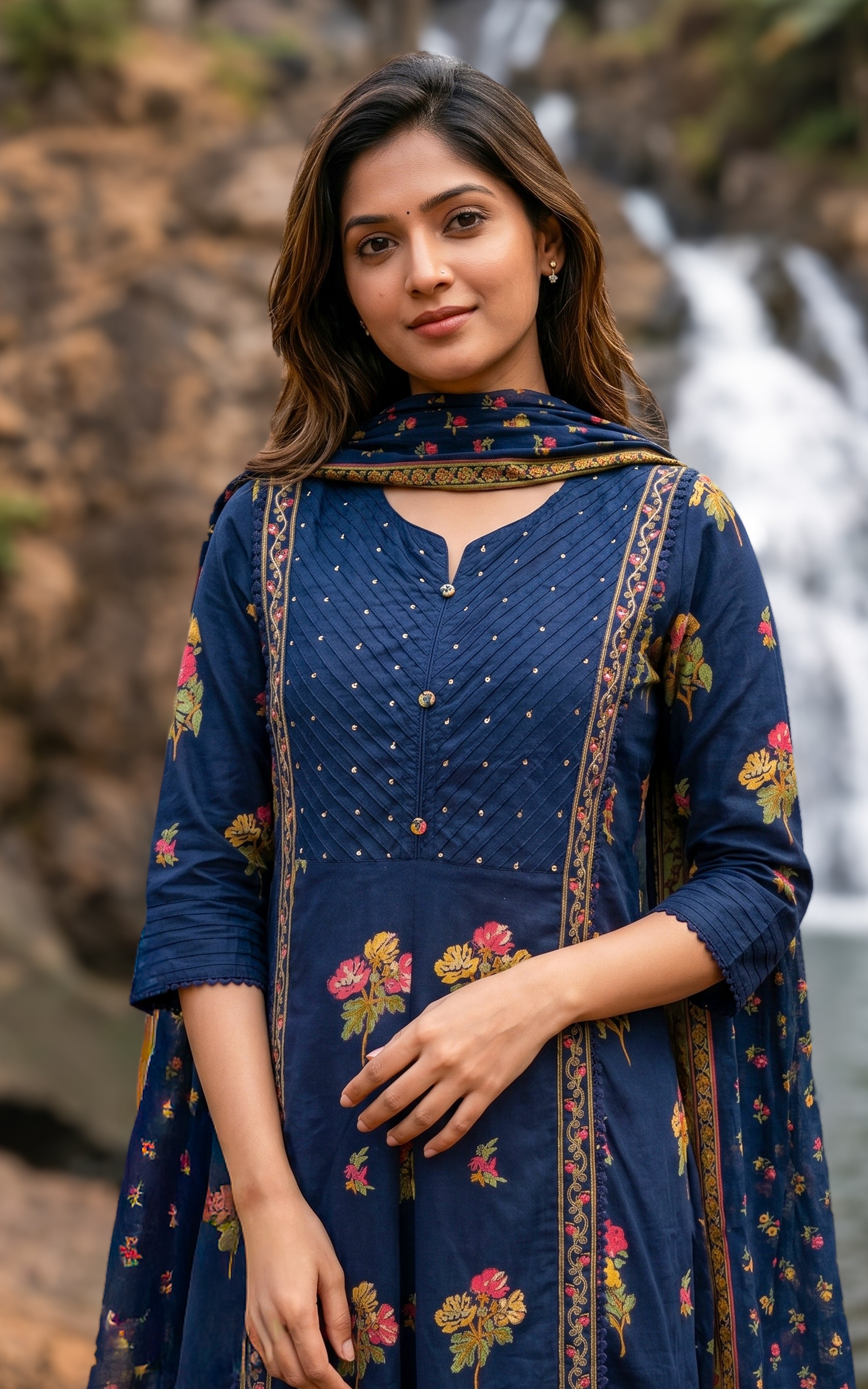 Sheeja (Kurti+Pant+Dupatta)