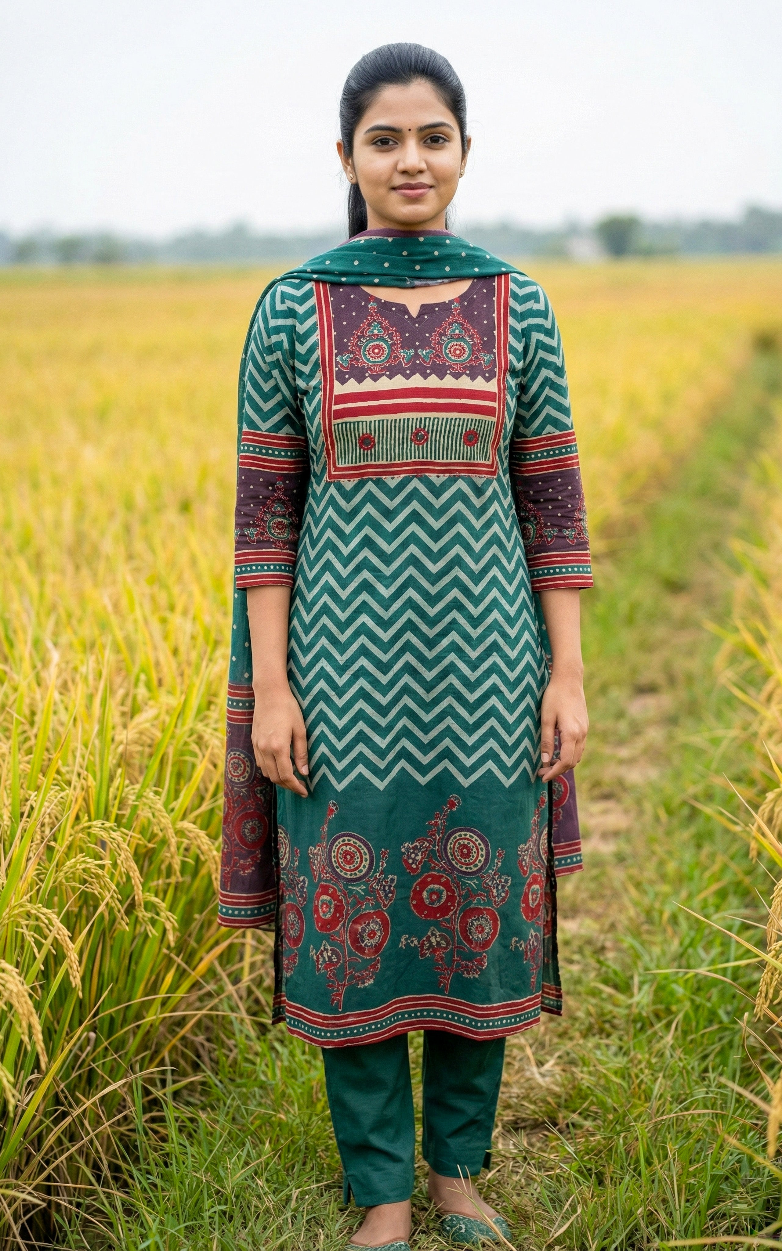 Sujithra (Kurti+Dupatta)