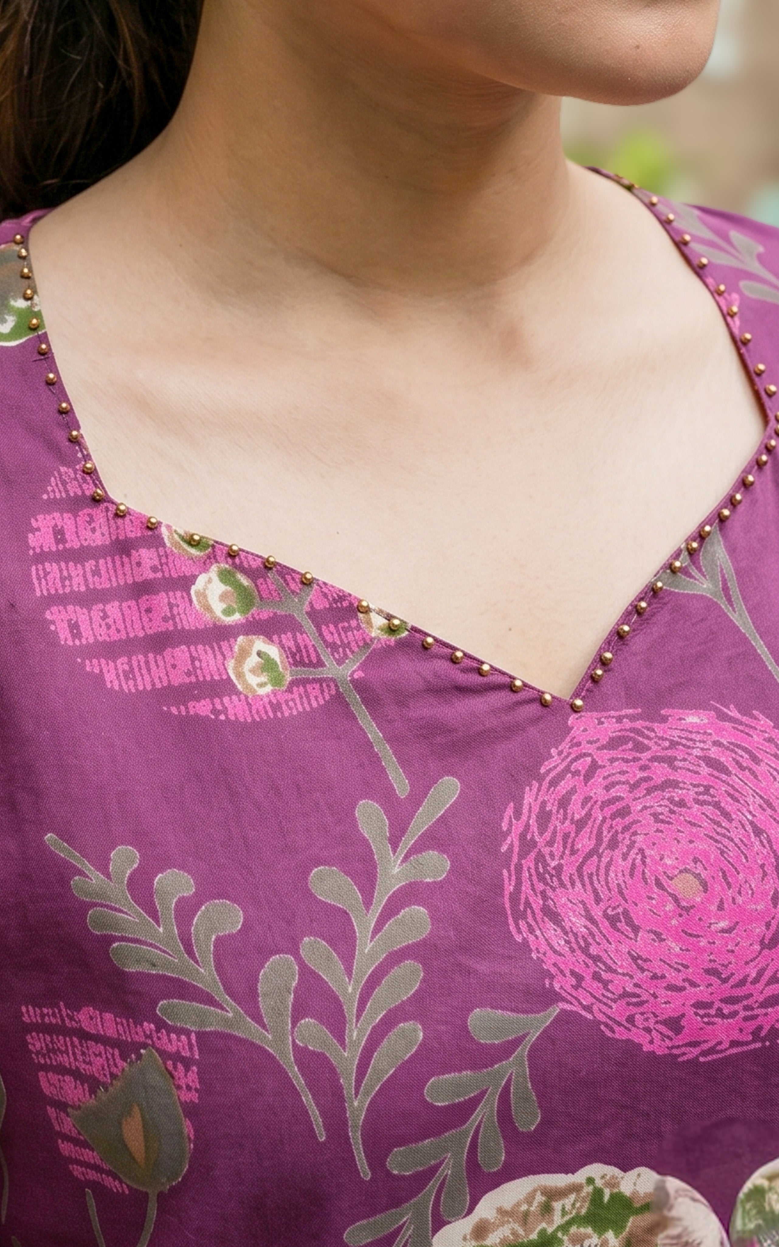 Breathable cotton summer kurti for women