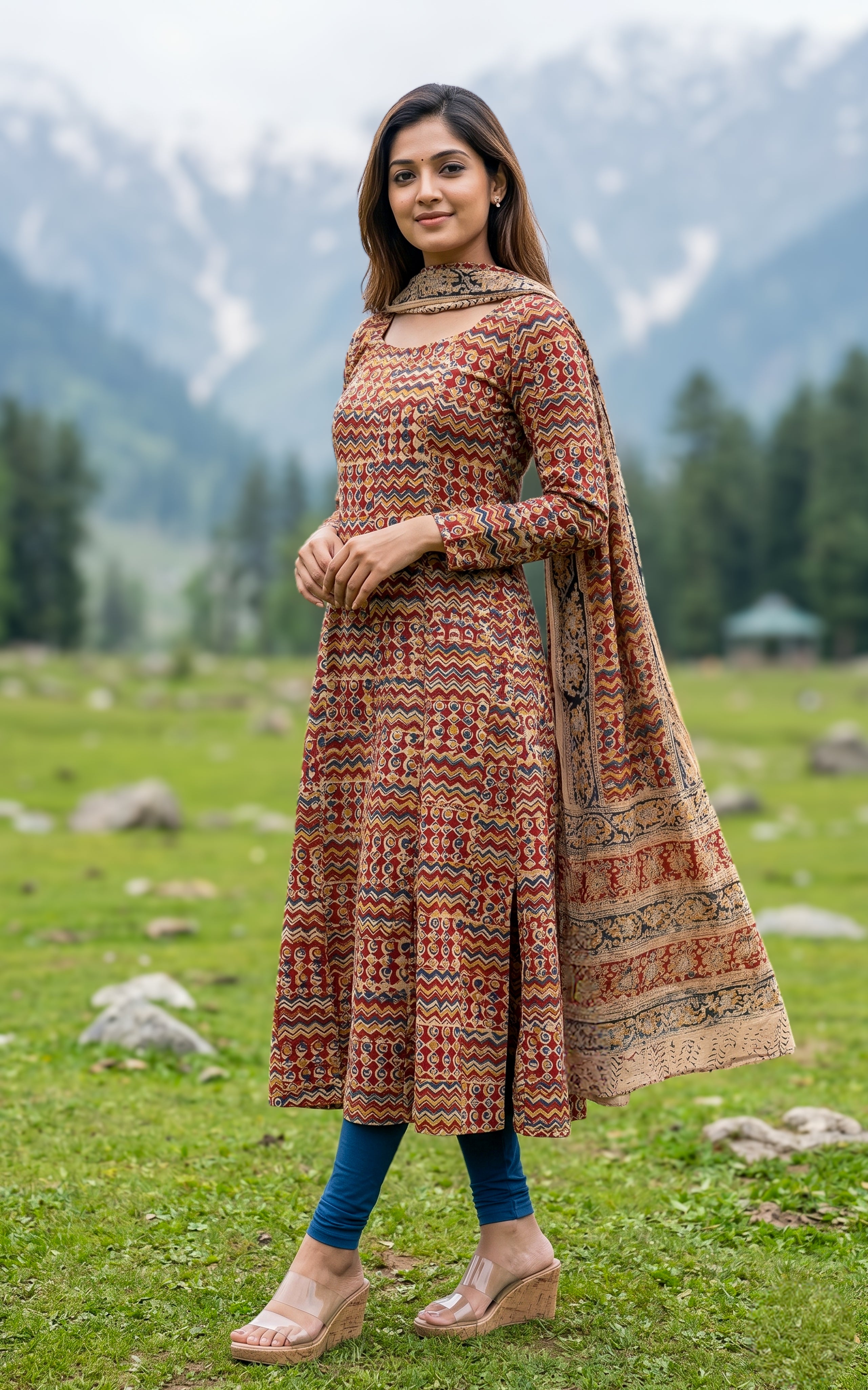 Jesintha A (Kurti+Dupatta)
