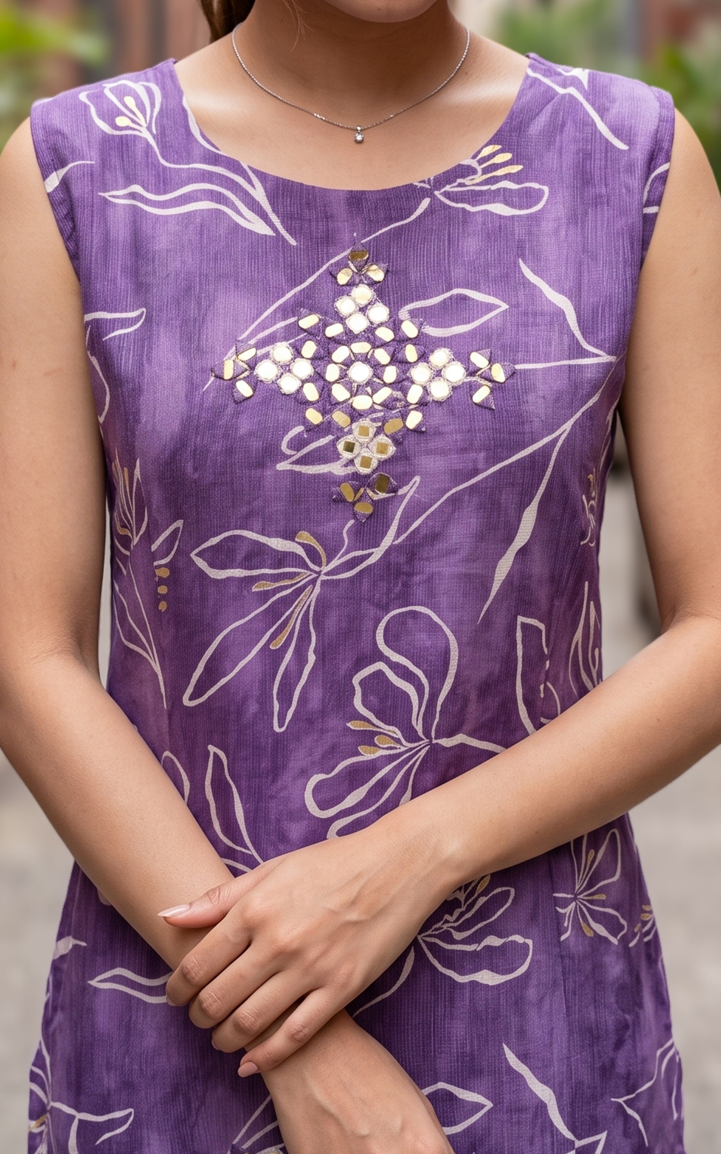 Fabiya Lavender (Kurti+Pant)