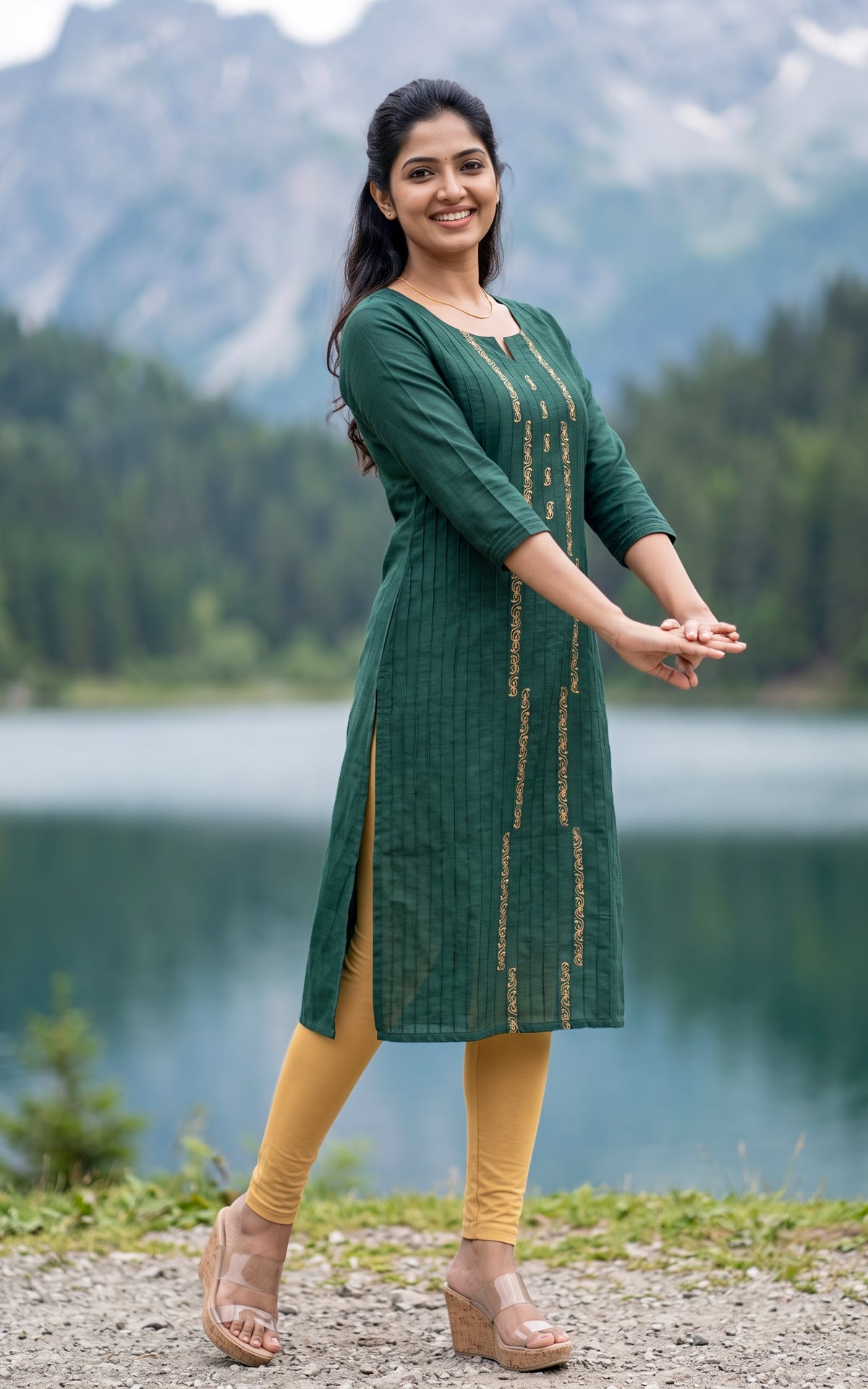 Jovika Dark Green
