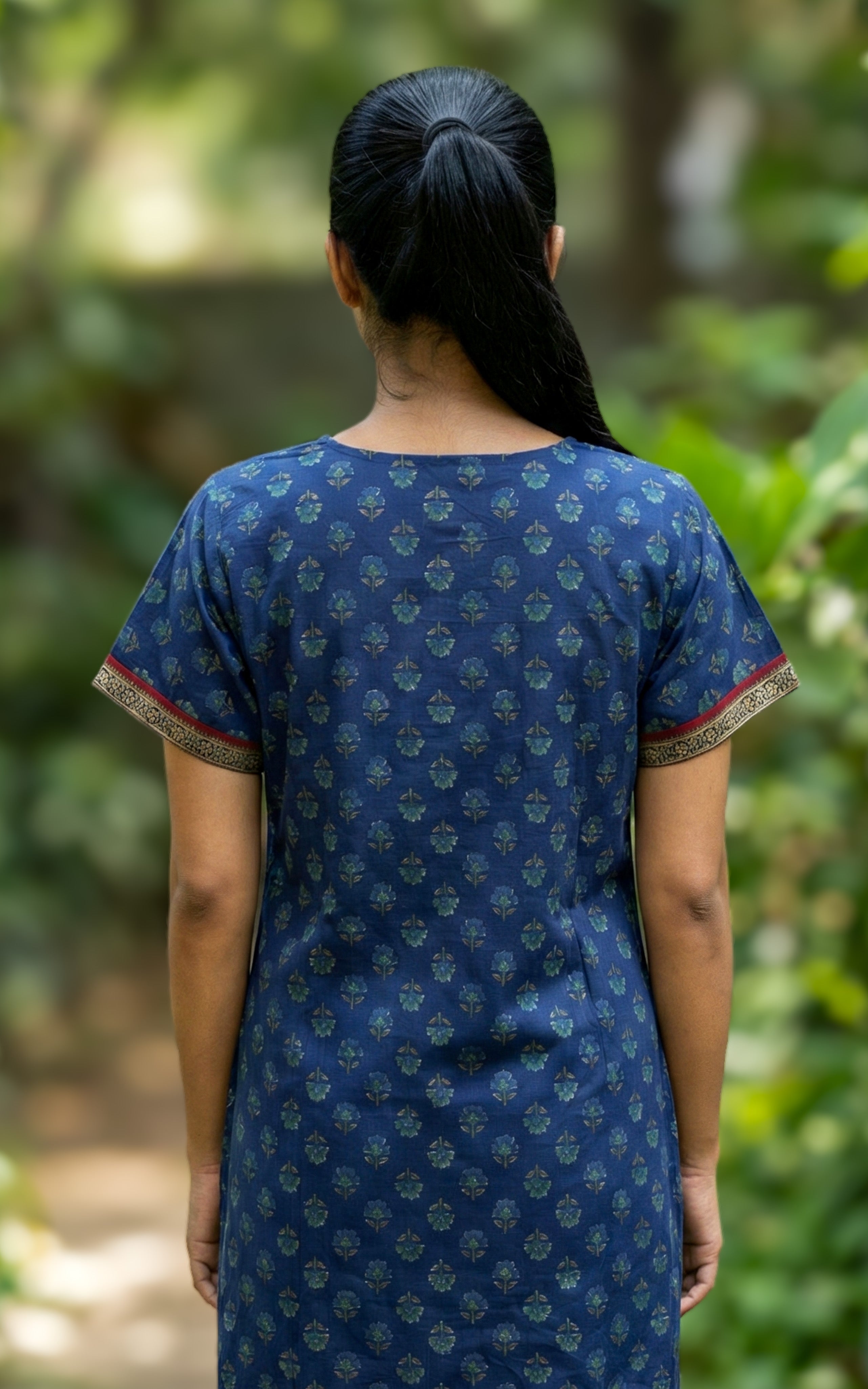 Cotton Straight Fit Nighty-158SR314