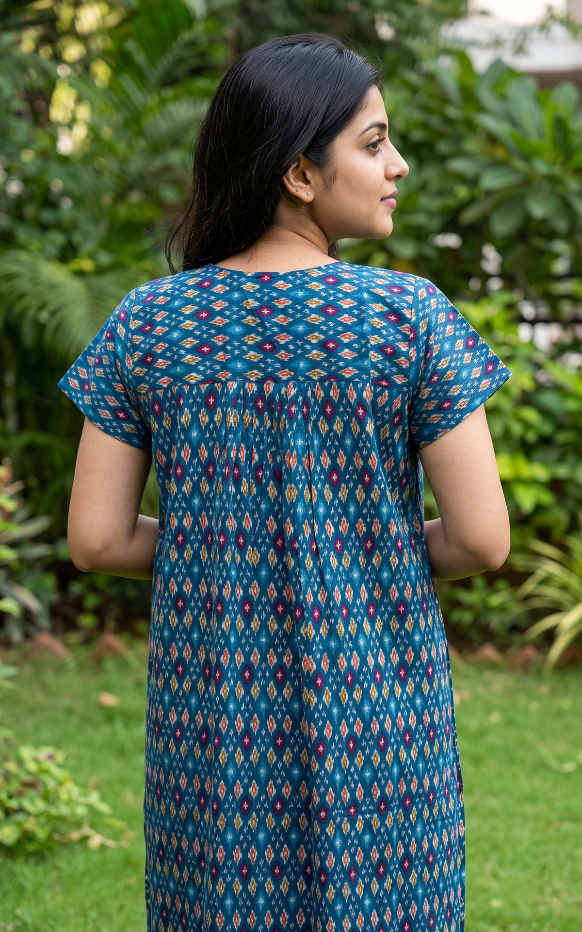 Cotton Straight Fit Nighty-165SS3A